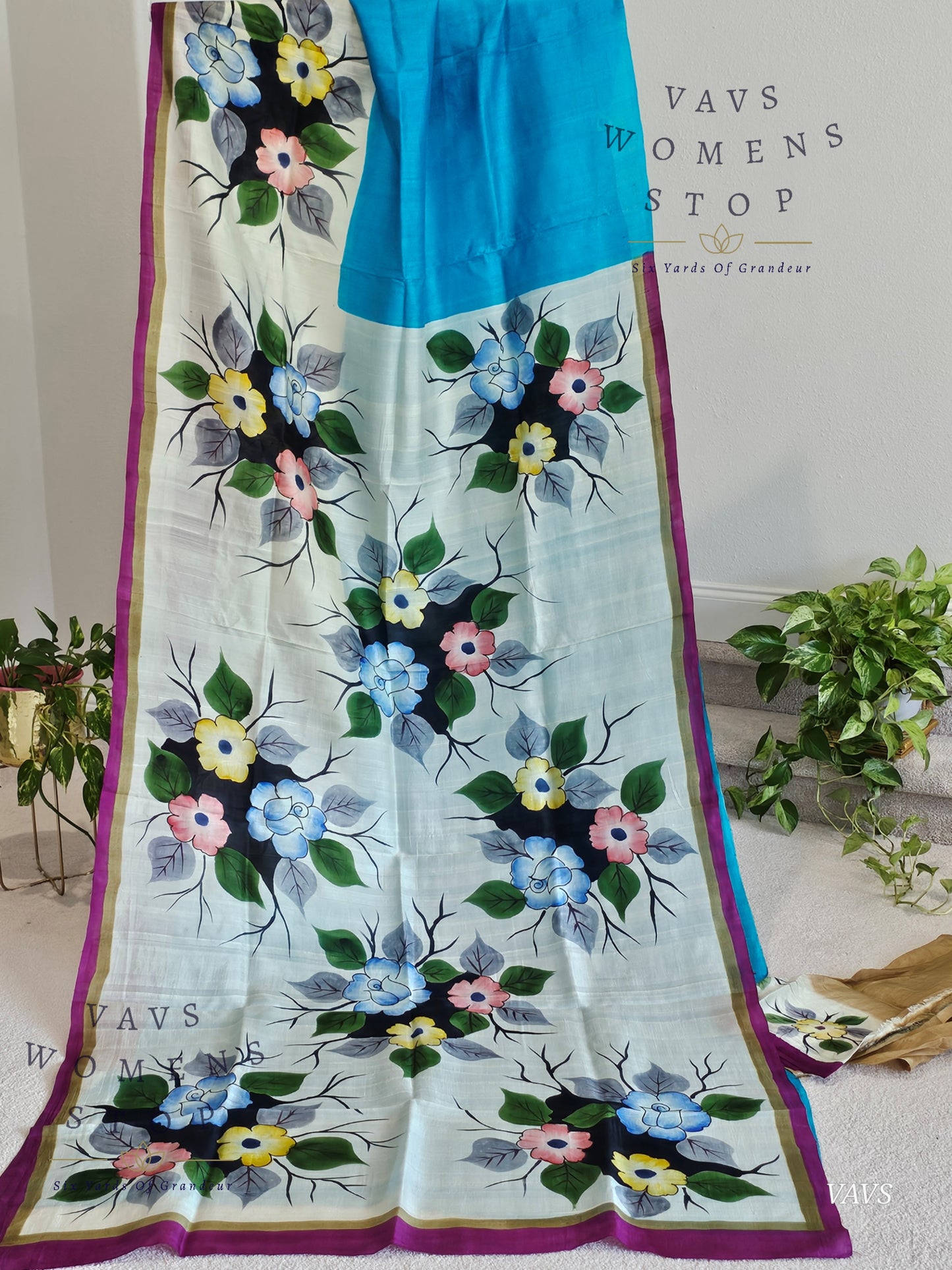 Exclusive Designer Pure Tussar Silk Saree