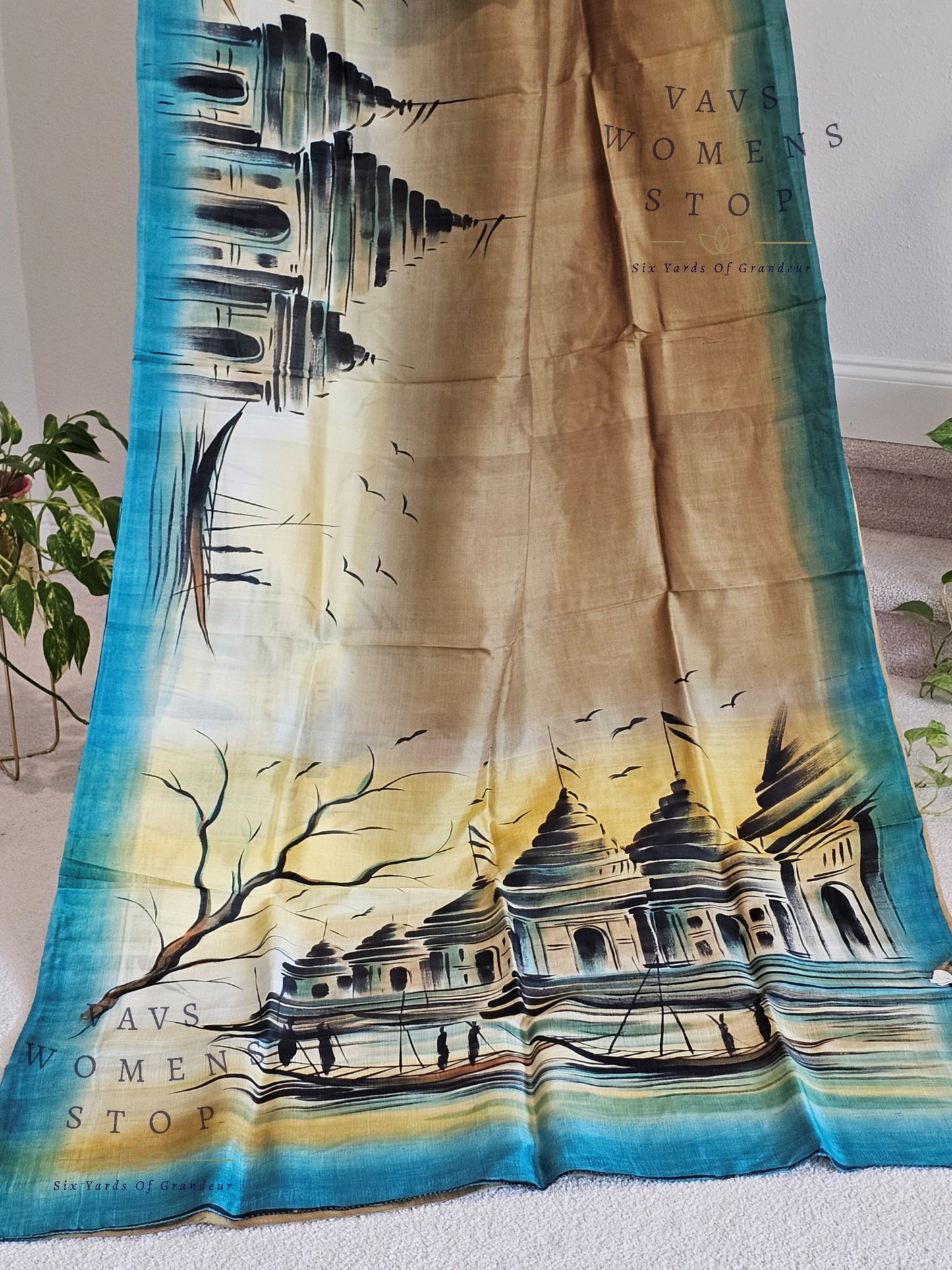 Exclusive Designer Pure Tussar Silk Saree