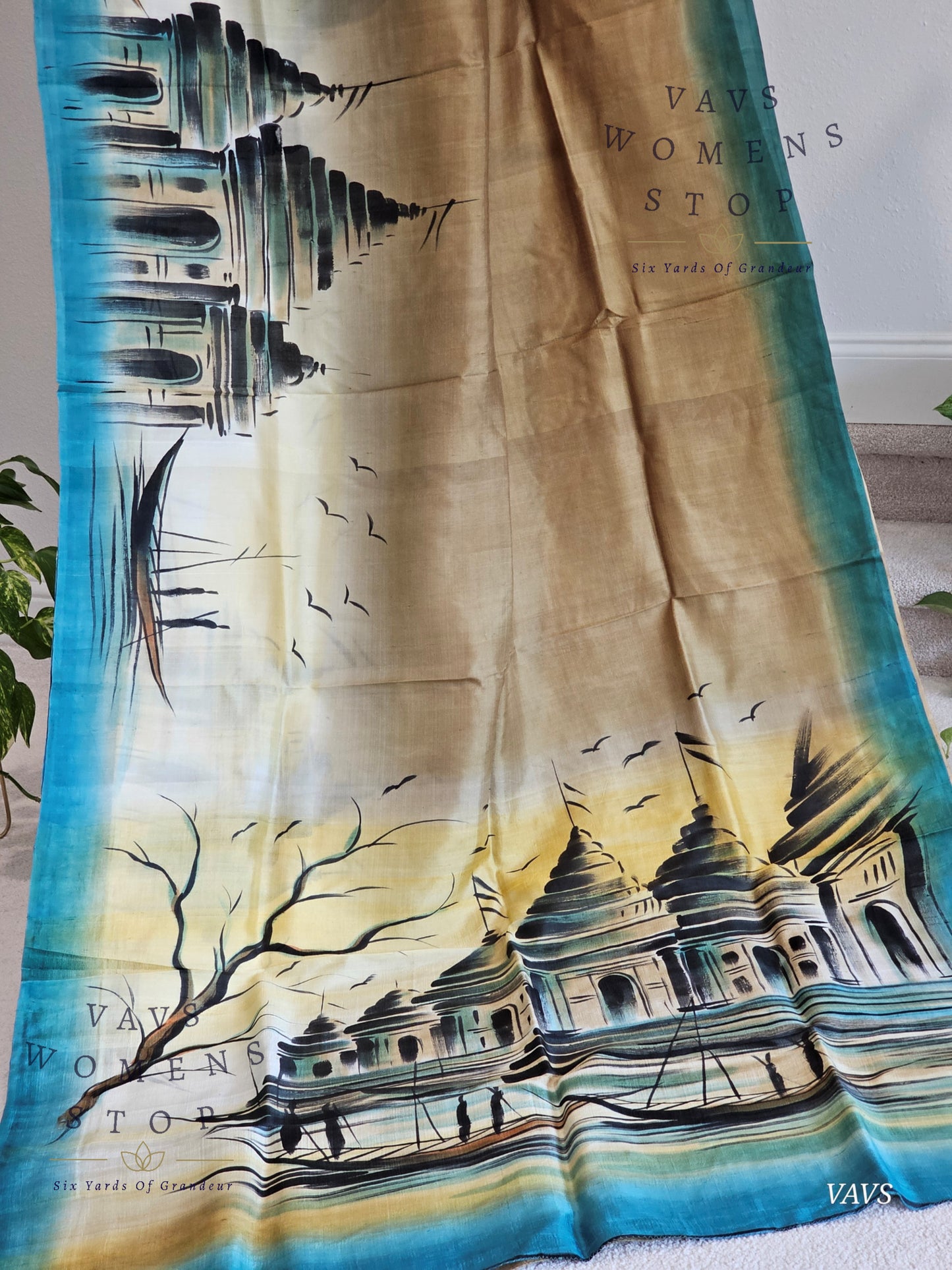 Exclusive Designer Pure Tussar Silk Saree