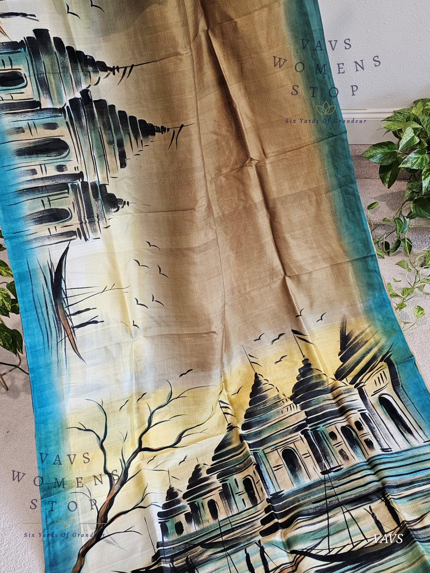 Exclusive Designer Pure Tussar Silk Saree
