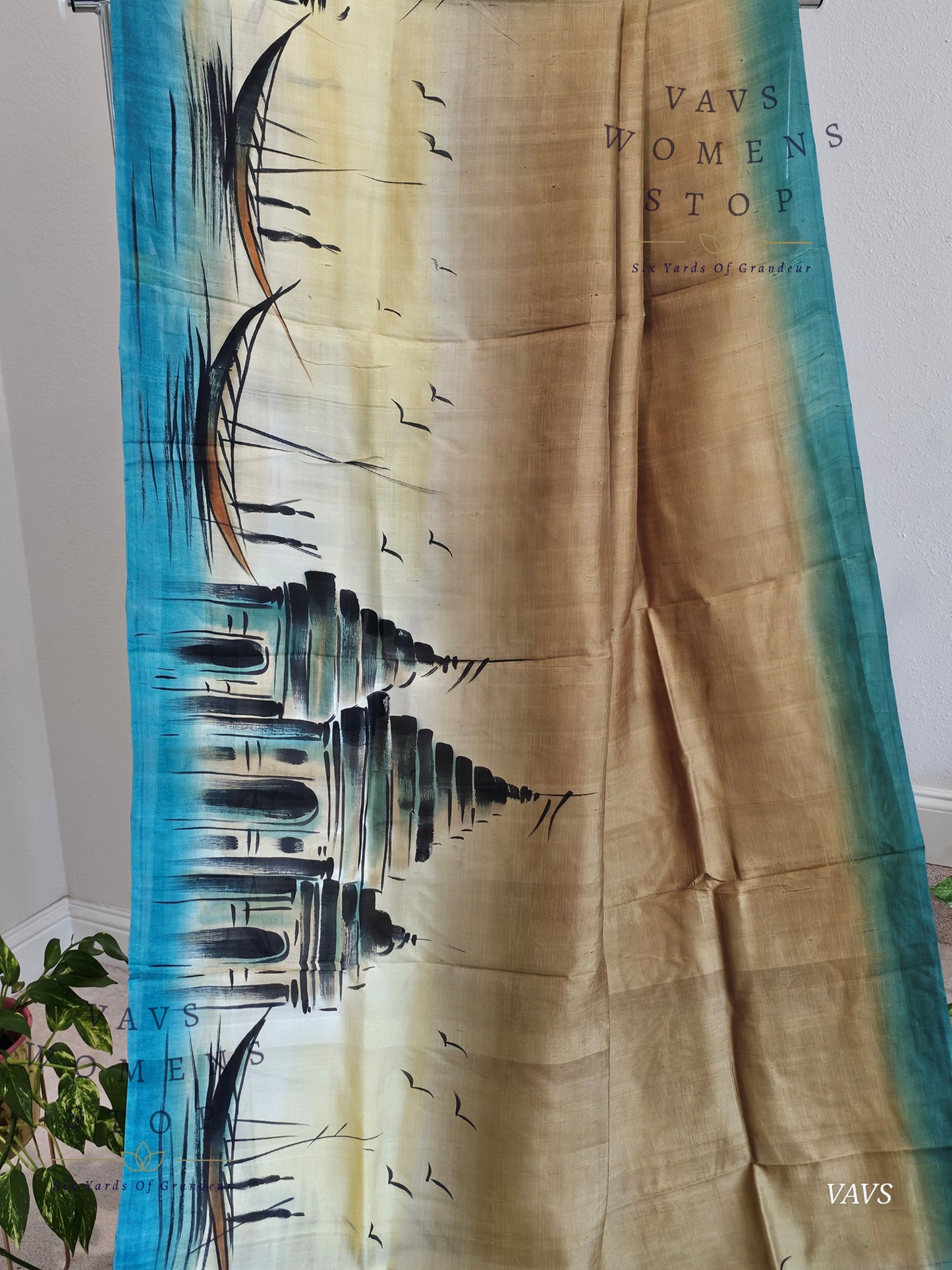 Exclusive Designer Pure Tussar Silk Saree