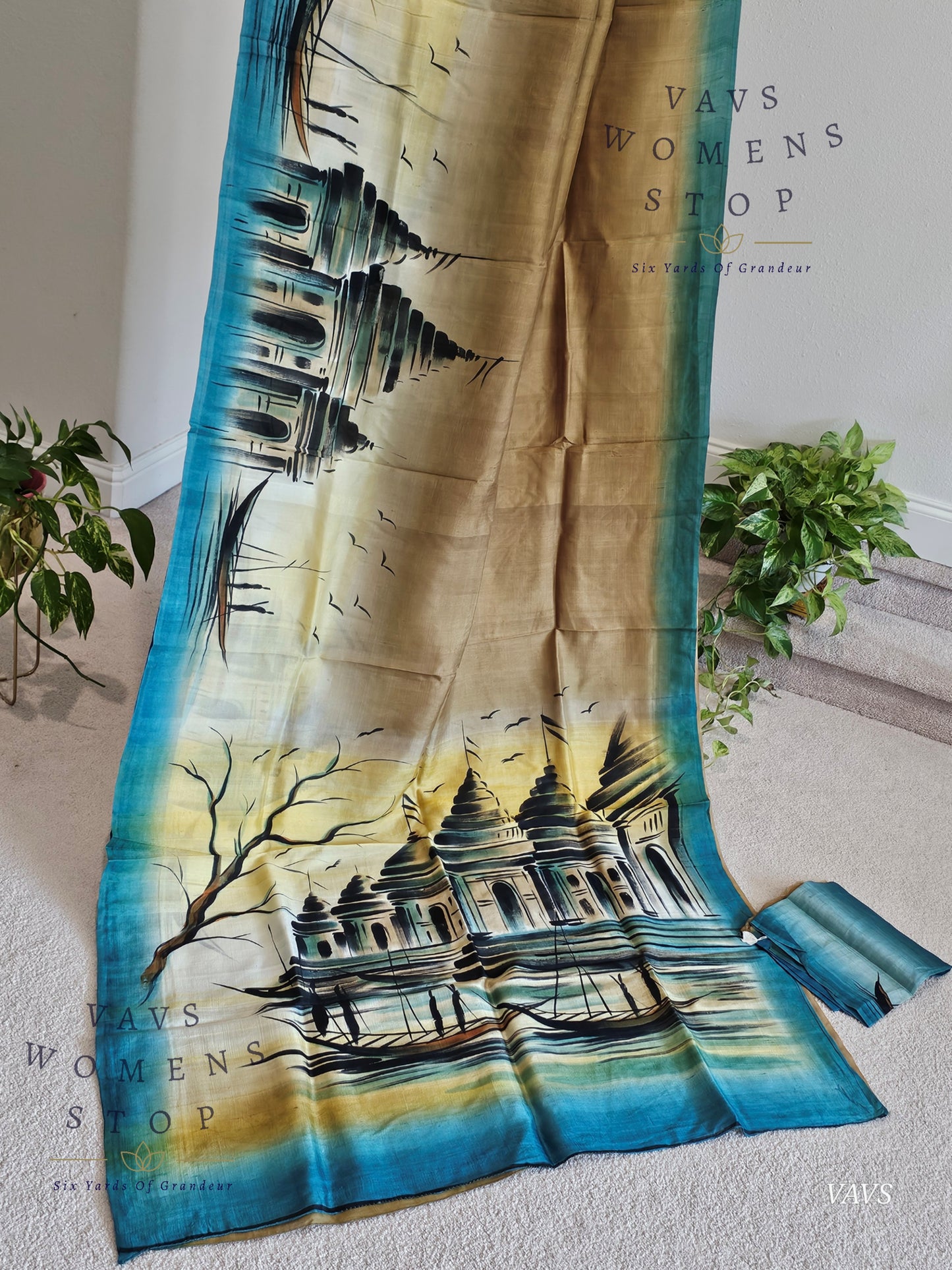 Exclusive Designer Pure Tussar Silk Saree