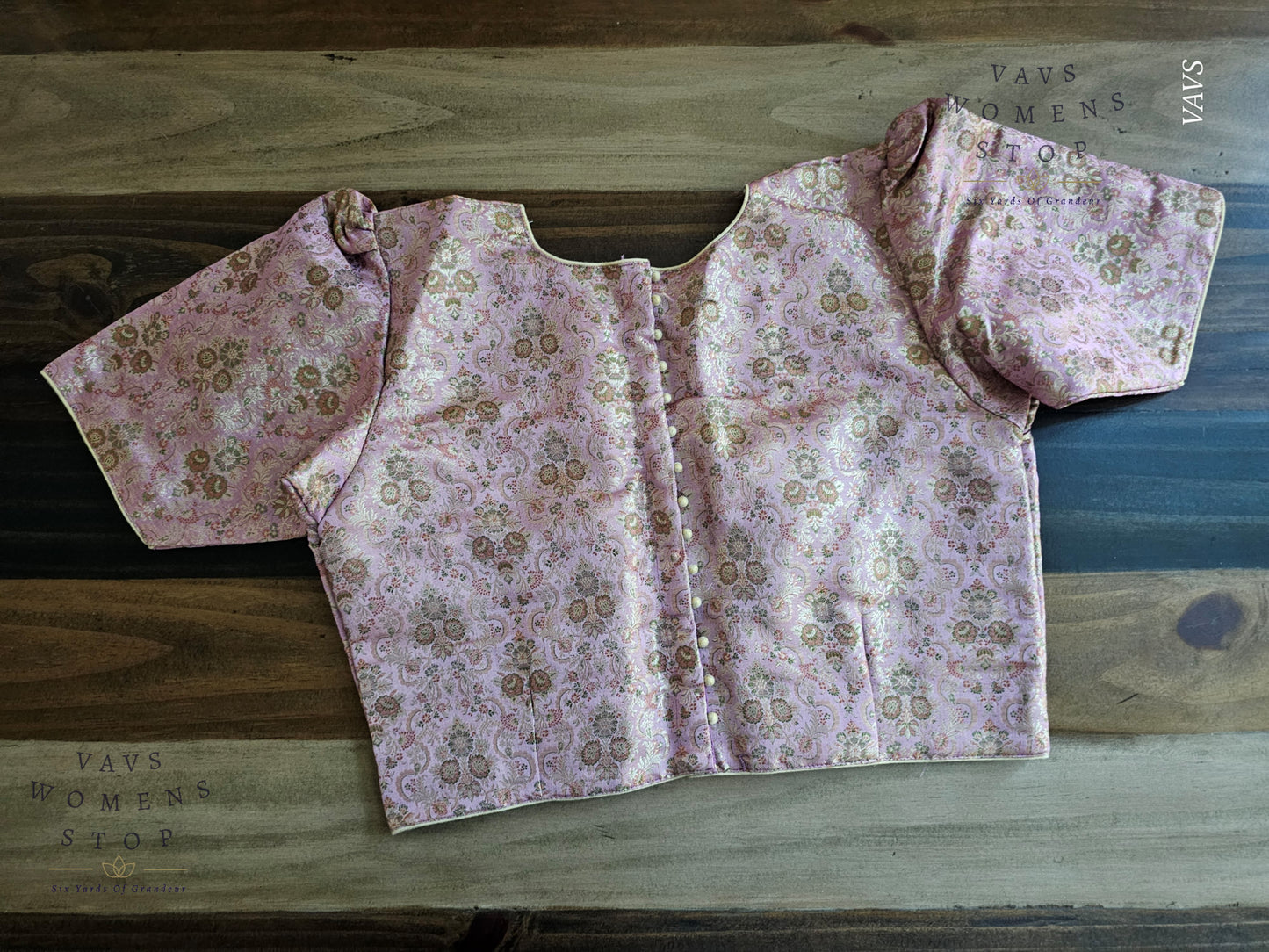 Lavender Shade Benarasi Blouse