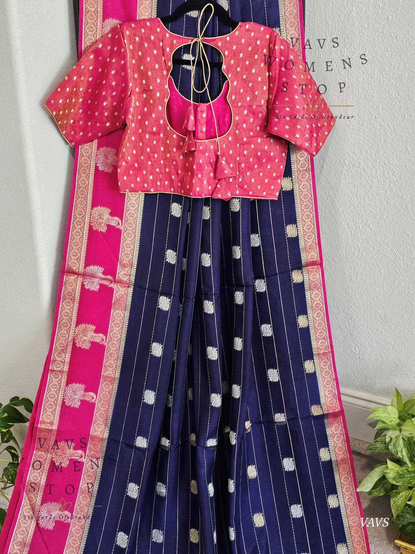 Soft Dola Silk Saree with Tissue Blouse