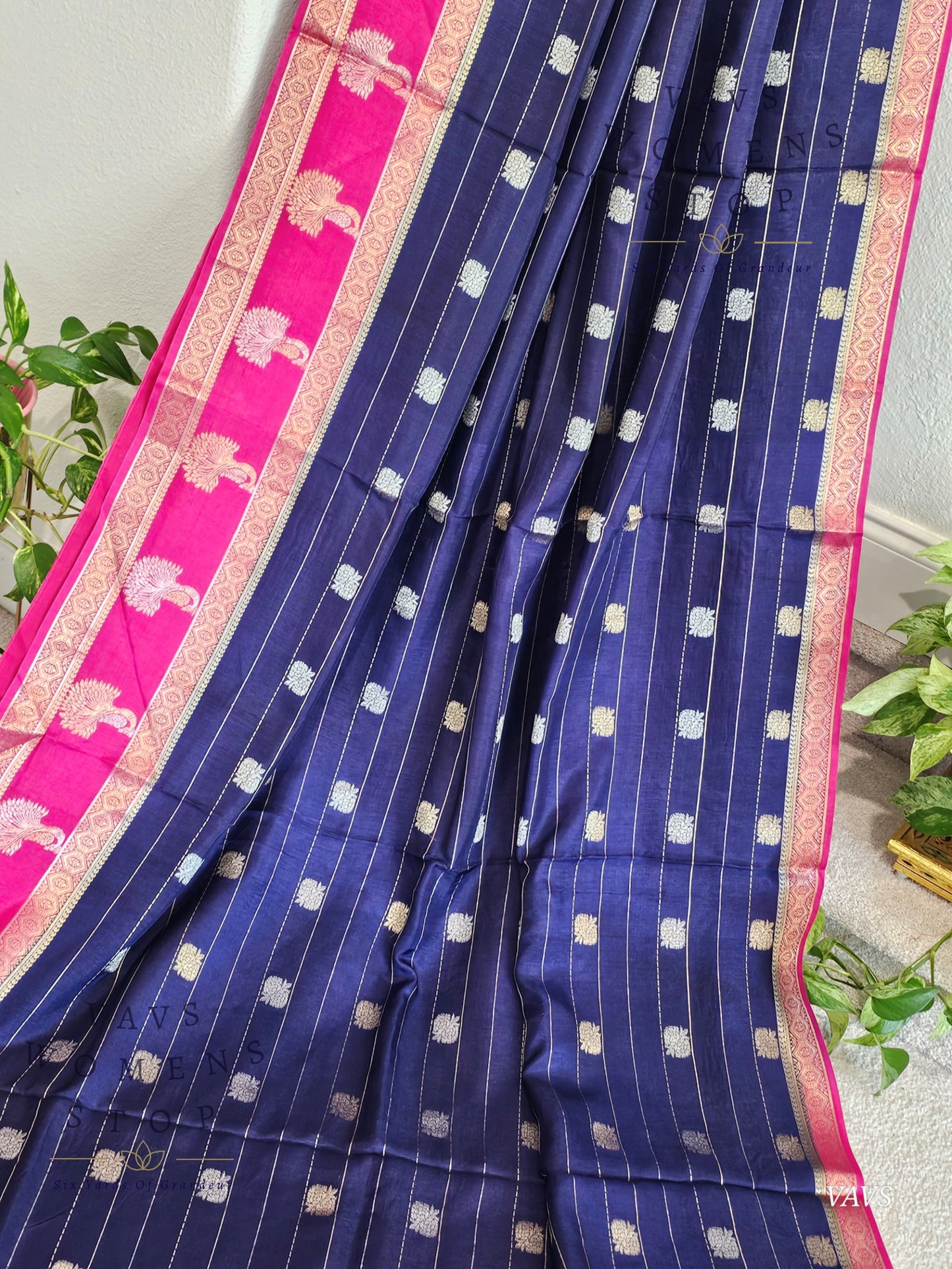 Soft Dola Silk Saree with Tissue Blouse