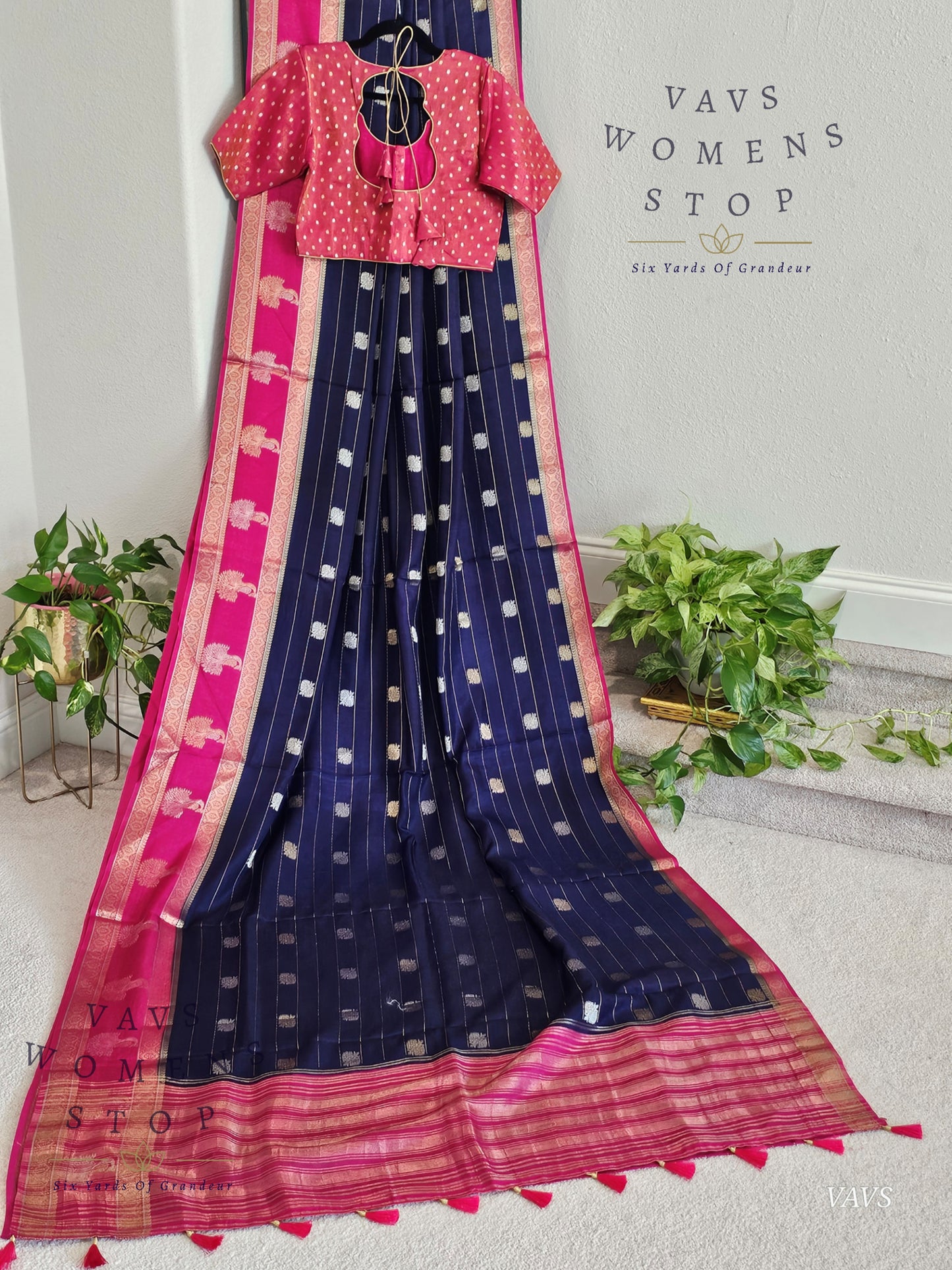 Soft Dola Silk Saree with Tissue Blouse