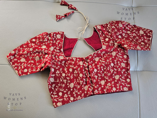 Munga Benarasi Meenakari Blouse
