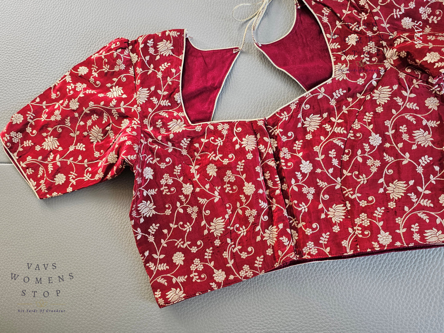Munga Benarasi Meenakari Blouse