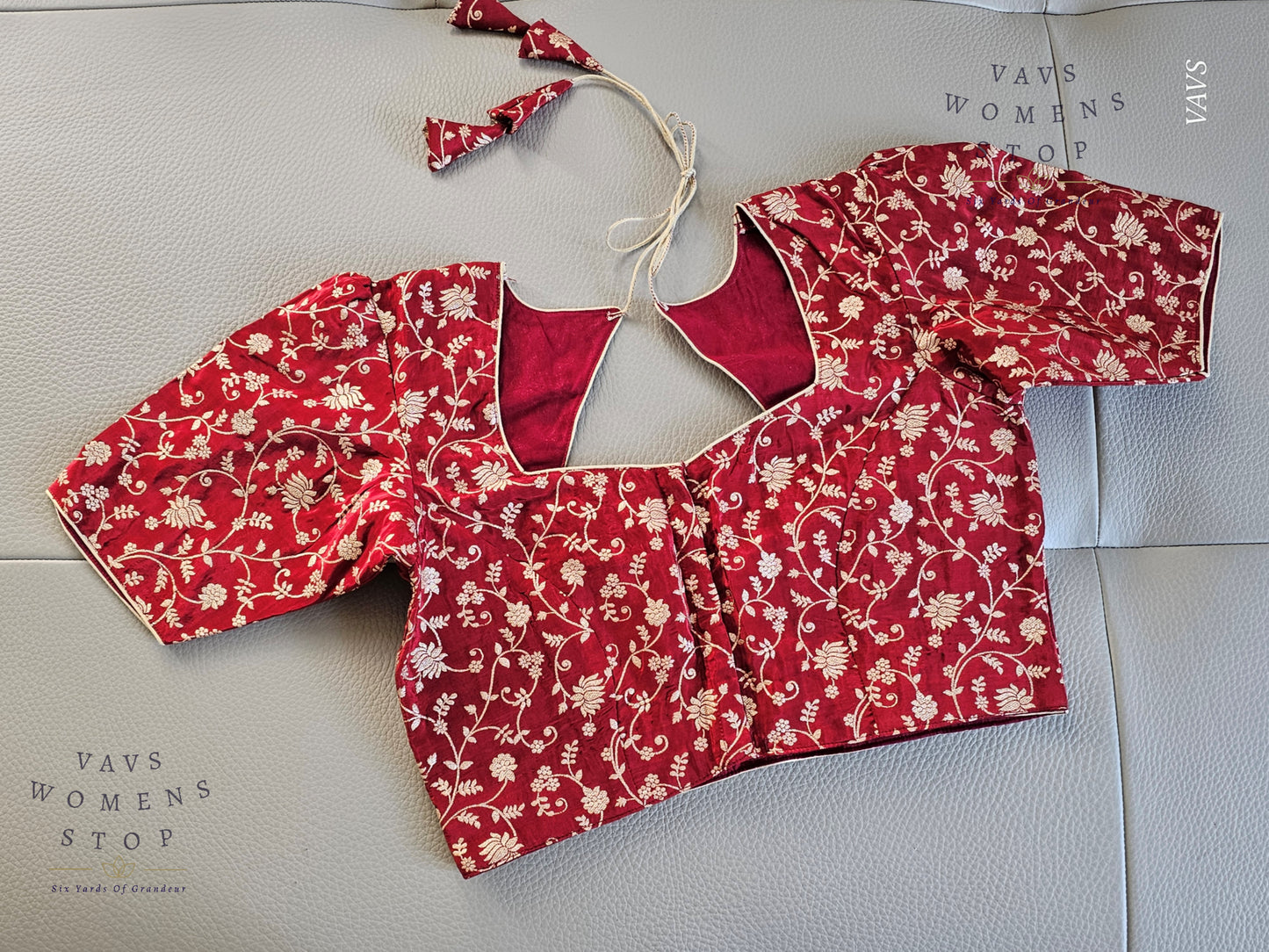 Munga Benarasi Meenakari Blouse
