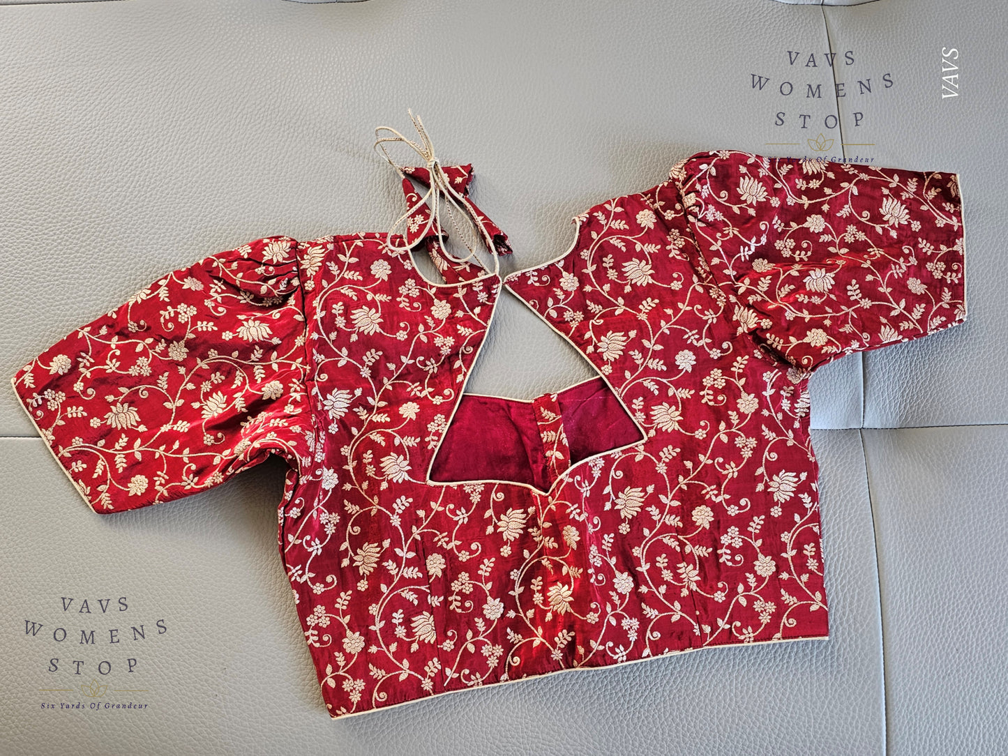 Munga Benarasi Meenakari Blouse