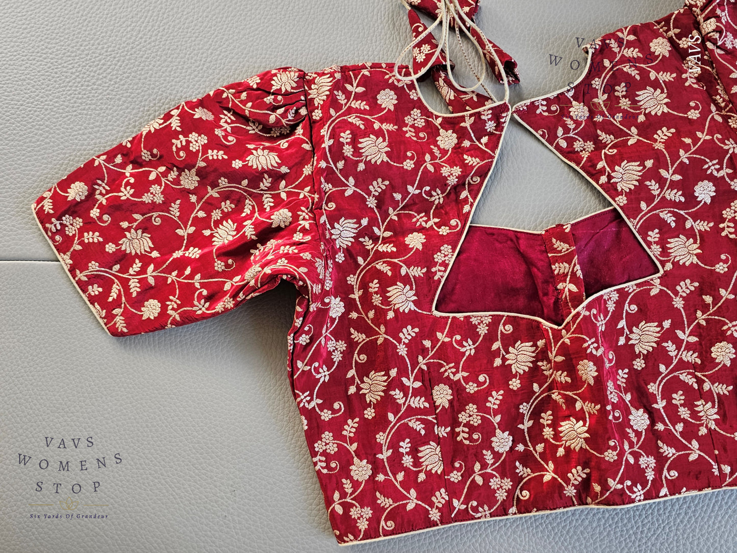 Munga Benarasi Meenakari Blouse