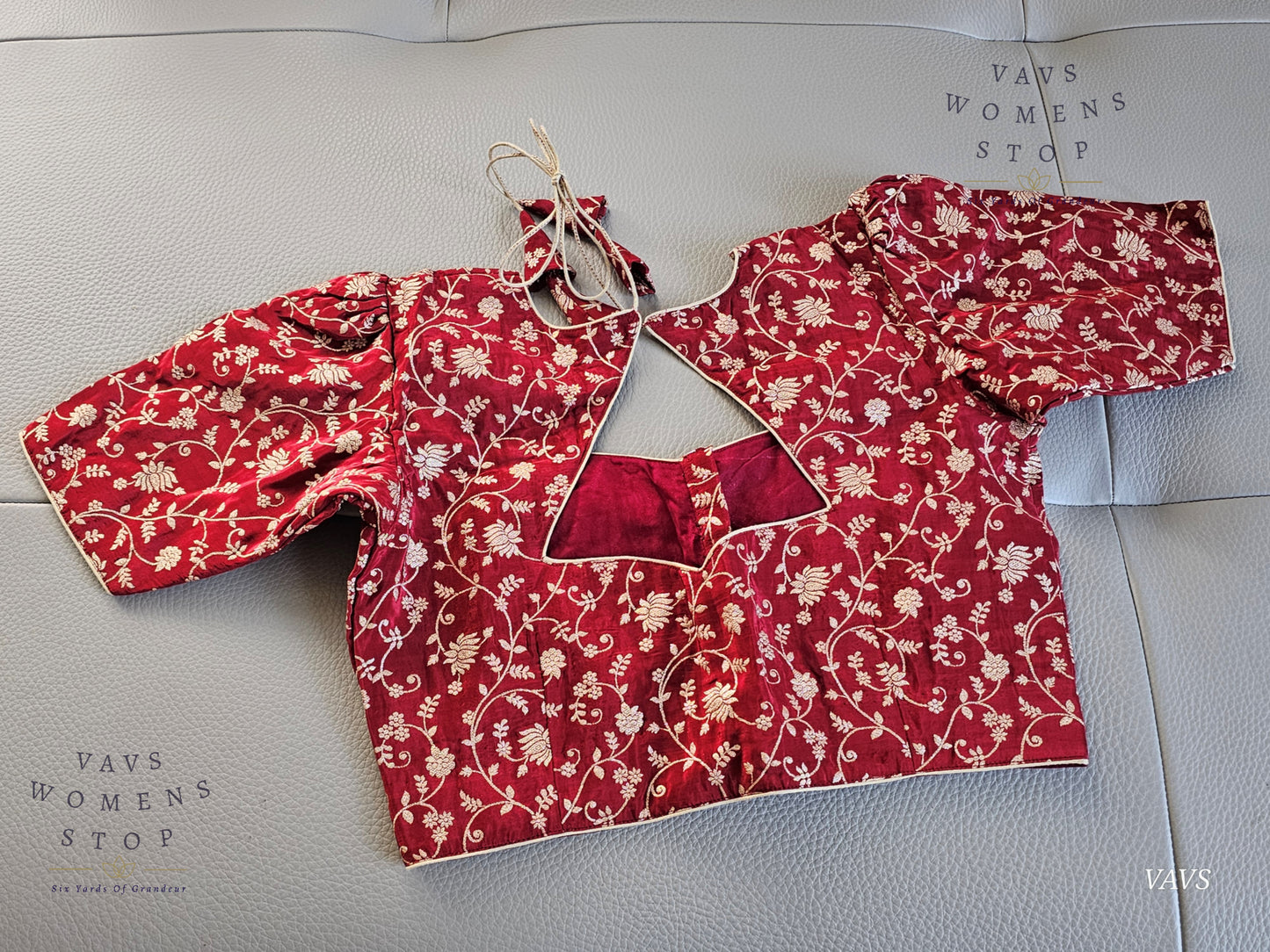 Munga Benarasi Meenakari Blouse