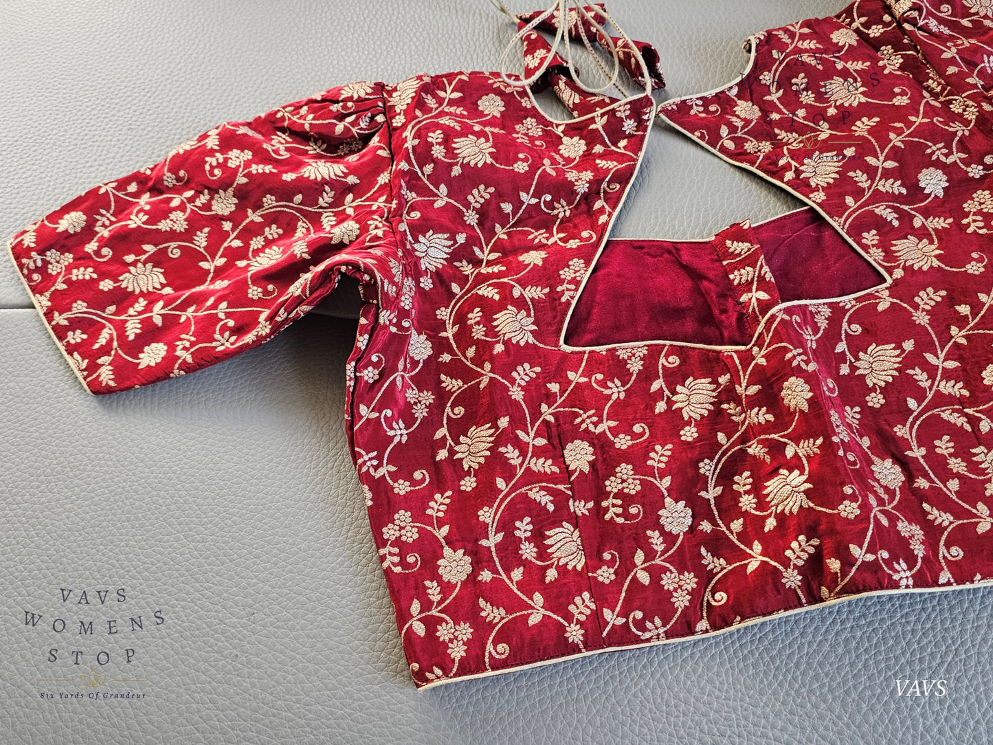 Munga Benarasi Meenakari Blouse