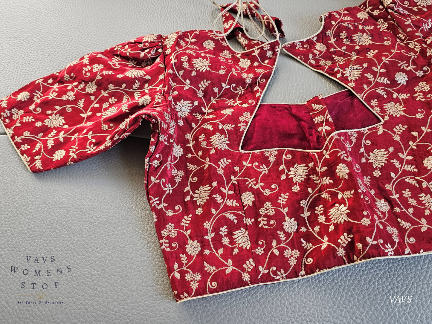 Munga Benarasi Meenakari Blouse