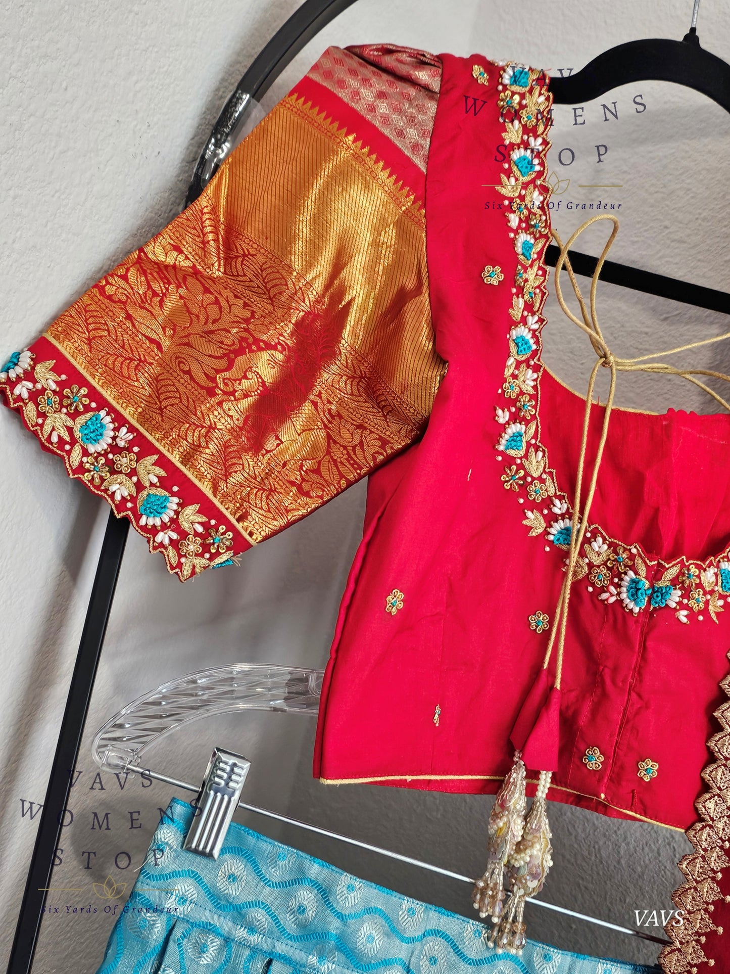 Pure Kanchi Handloom Lehenga / Half Saree – Size 36–42