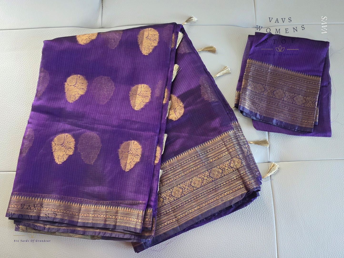 Semi Kota Silk Saree with Blouse Piece