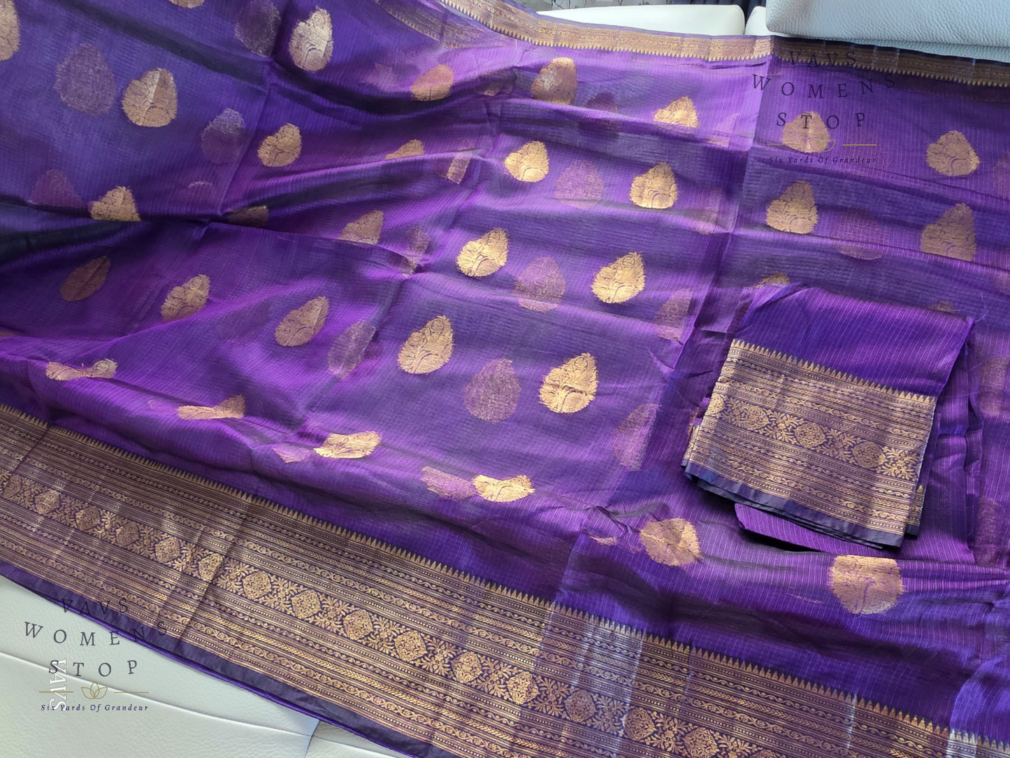 Semi Kota Silk Saree with Blouse Piece