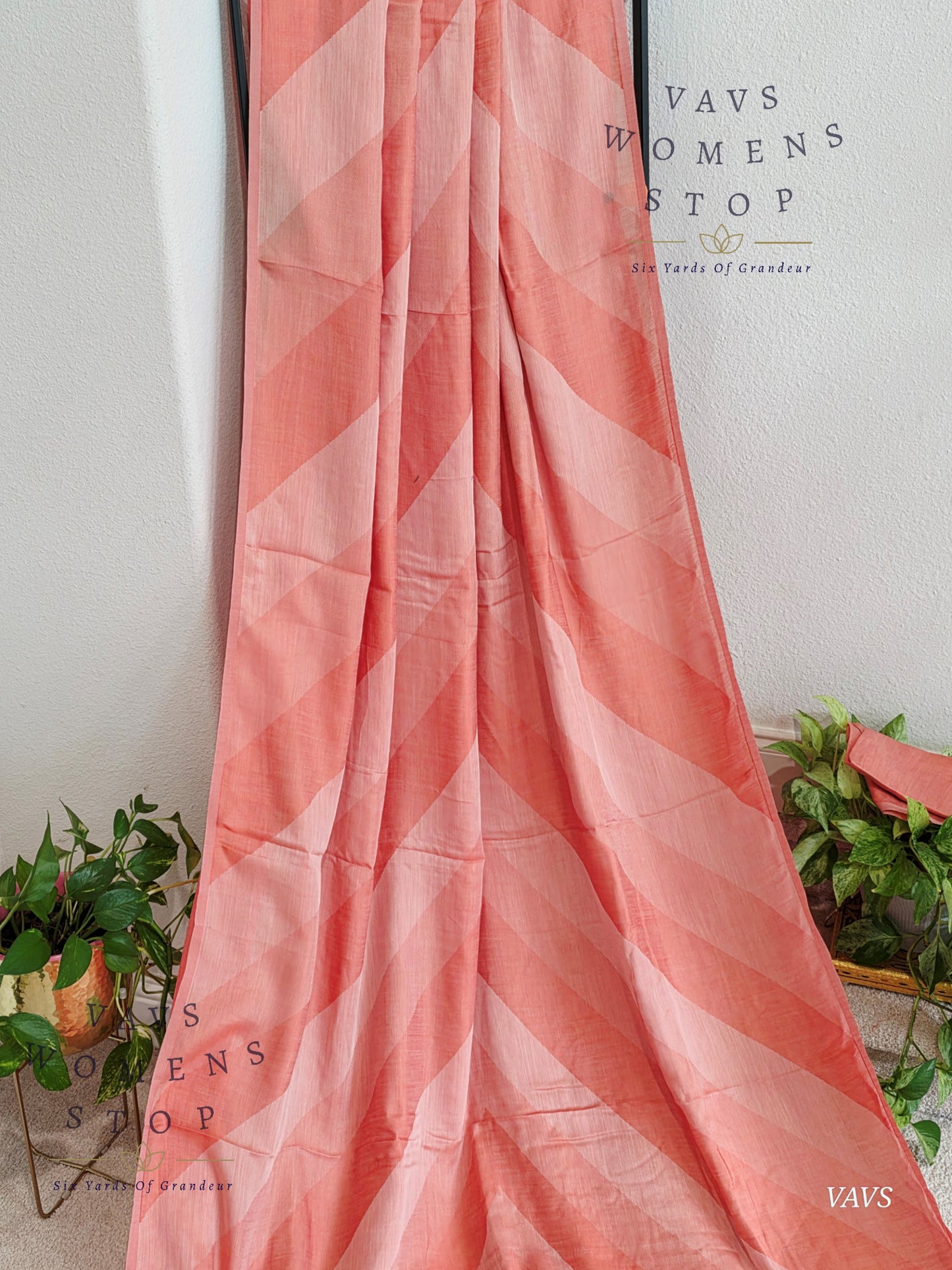 Nayanthara's Inspired Design Soft Khadi Cotton Handloom Designer Saree with Blouse Piece