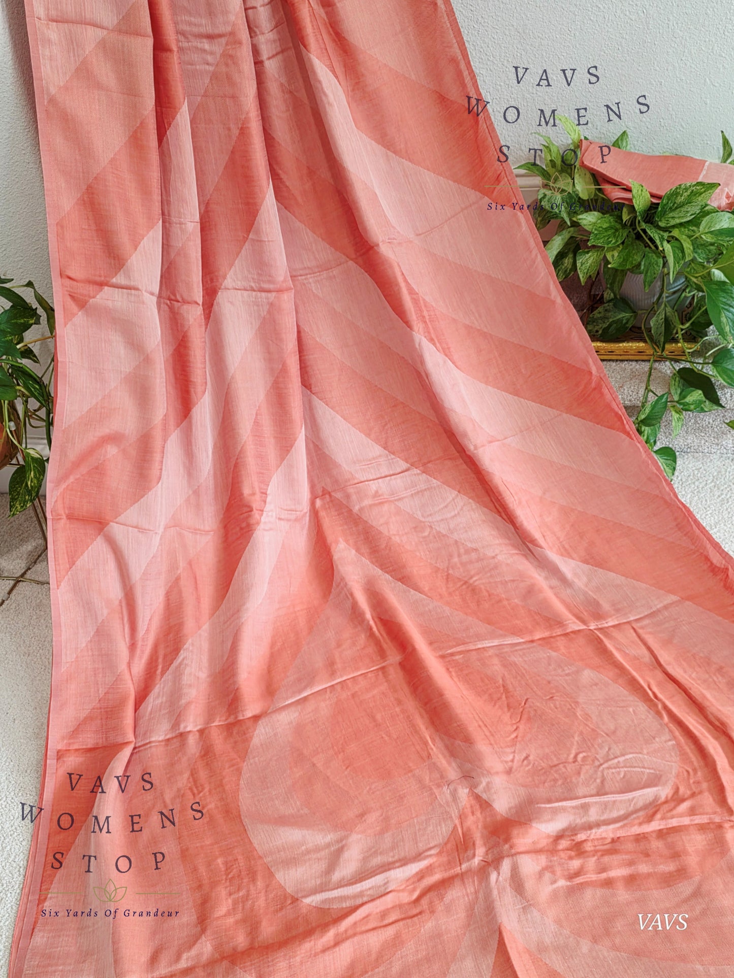 Nayanthara's Inspired Design Soft Khadi Cotton Handloom Designer Saree with Blouse Piece