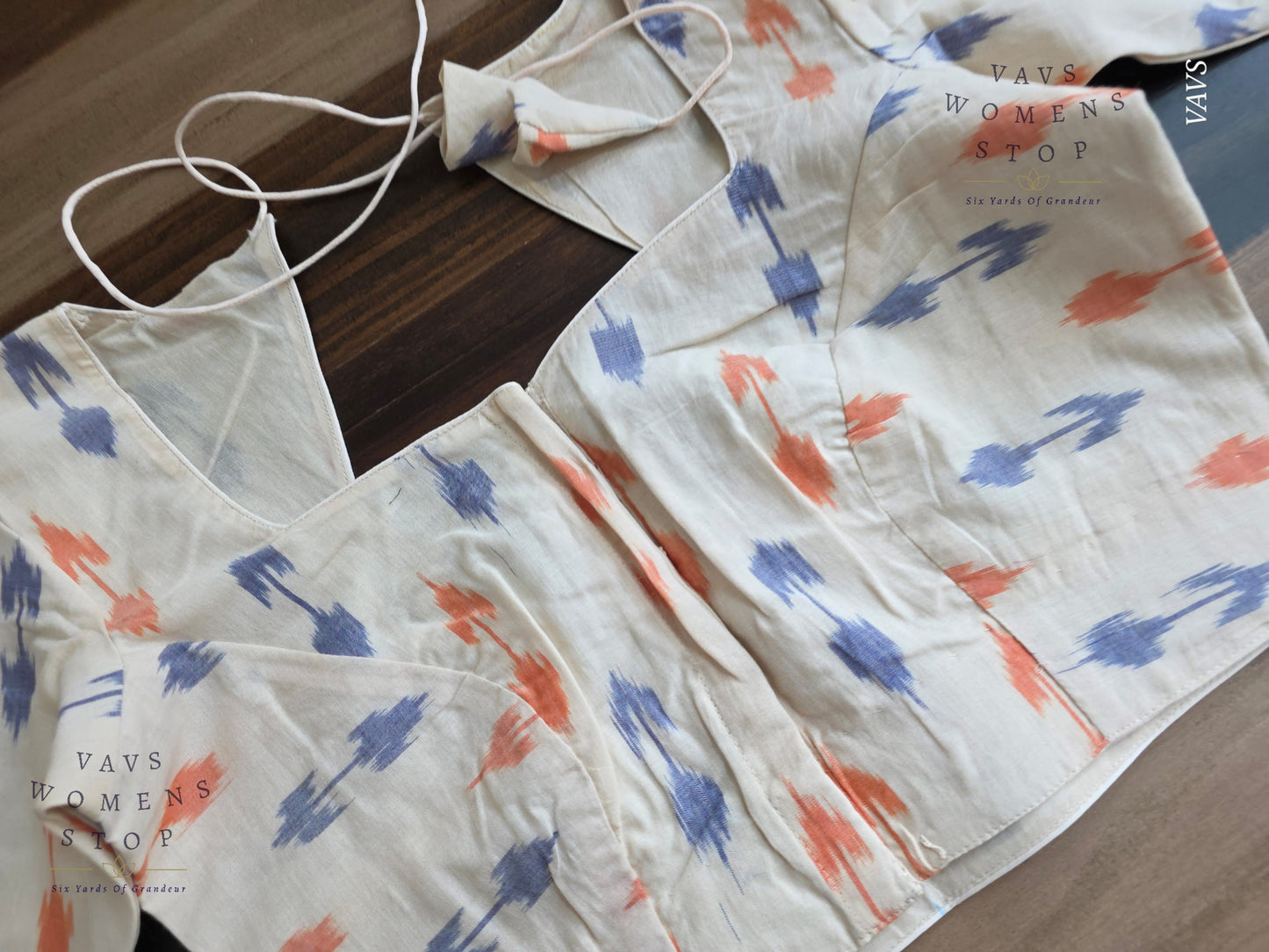 Ikkat Sico Cotton Blouse