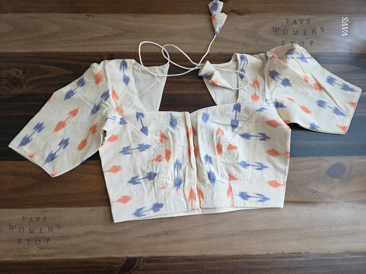 Ikkat Sico Cotton Blouse