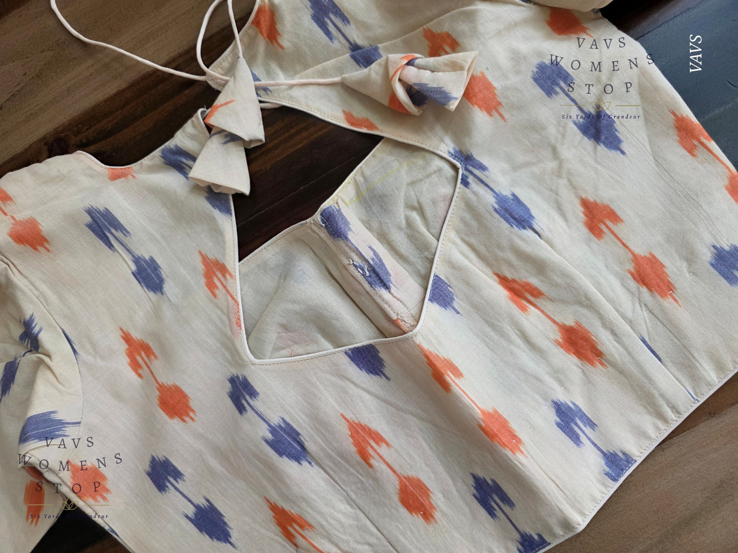 Ikkat Sico Cotton Blouse