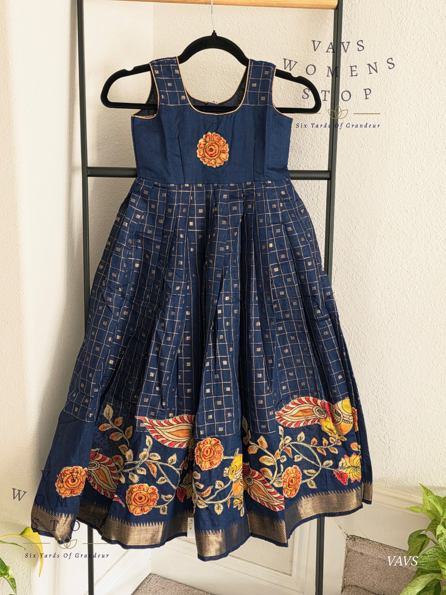 Soft Mangalagiri Cotton Lehenga - Blouse