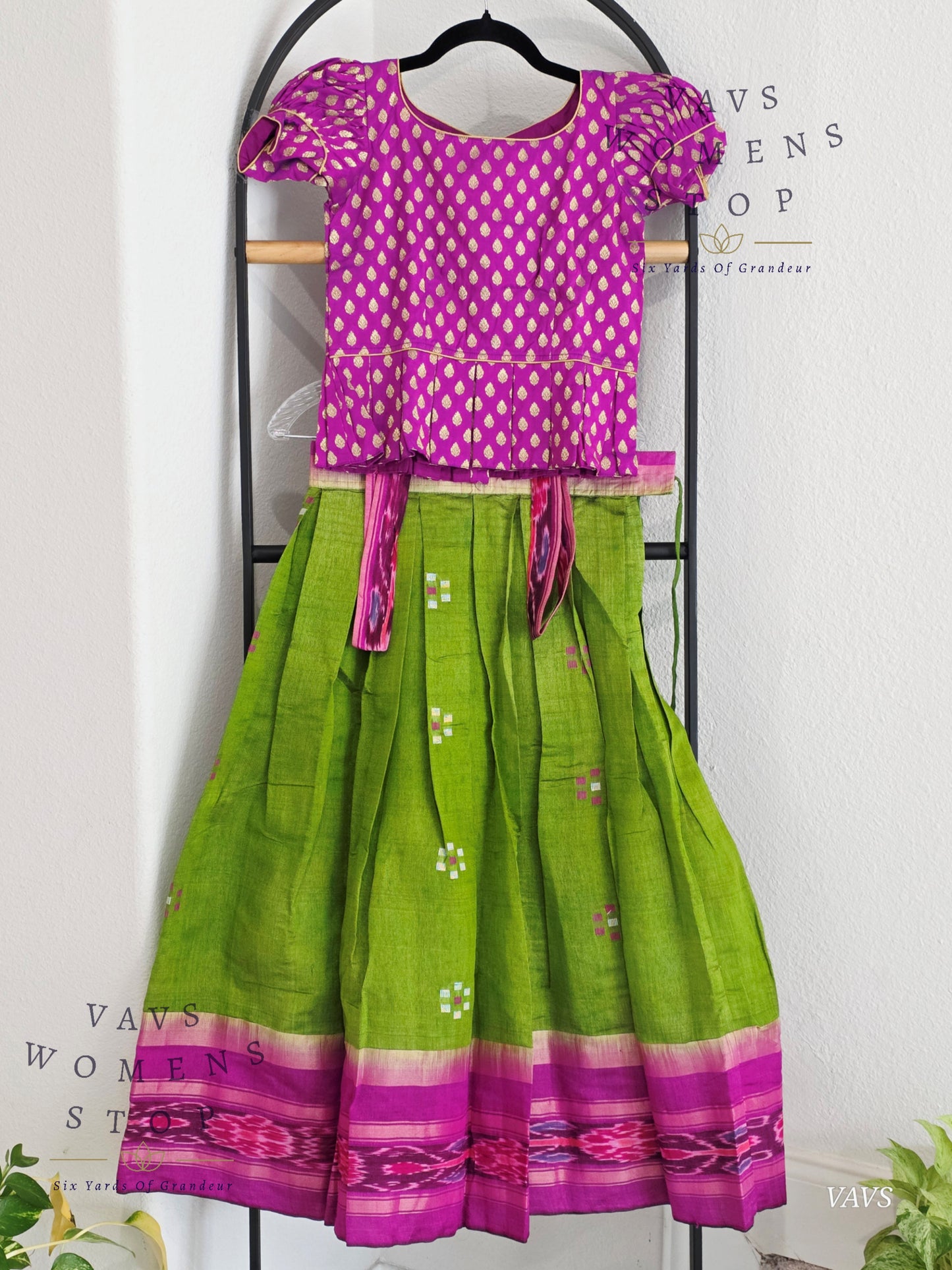 Soft Raw silk Lehenga Blouse