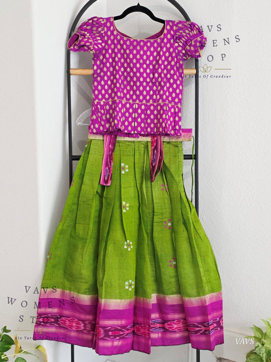 Soft Raw silk Lehenga Blouse