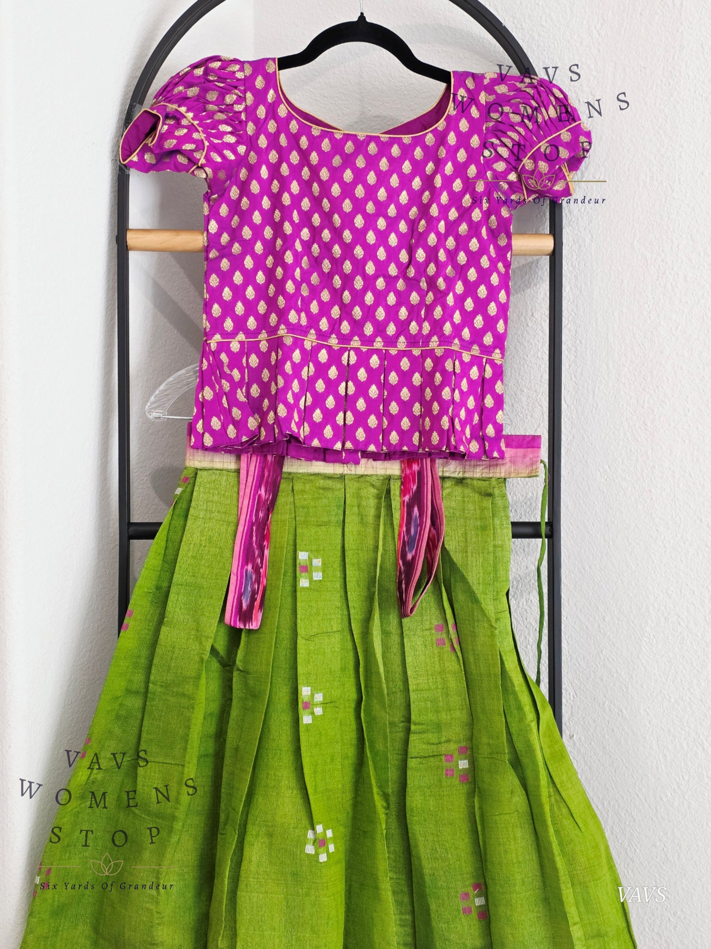 Soft Raw silk Lehenga Blouse