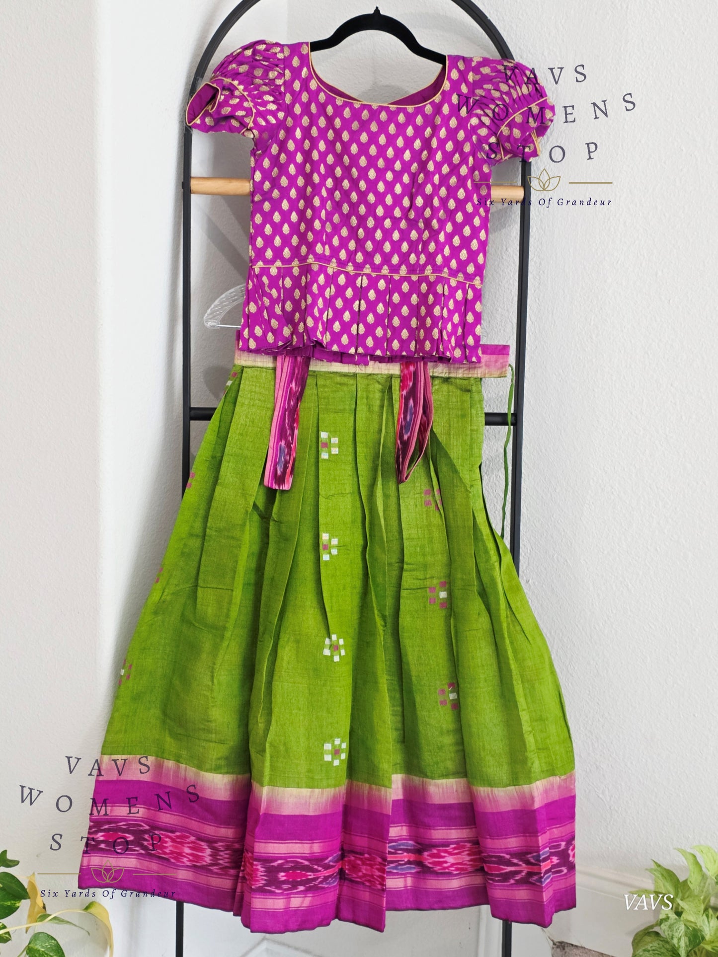 Soft Raw silk Lehenga Blouse