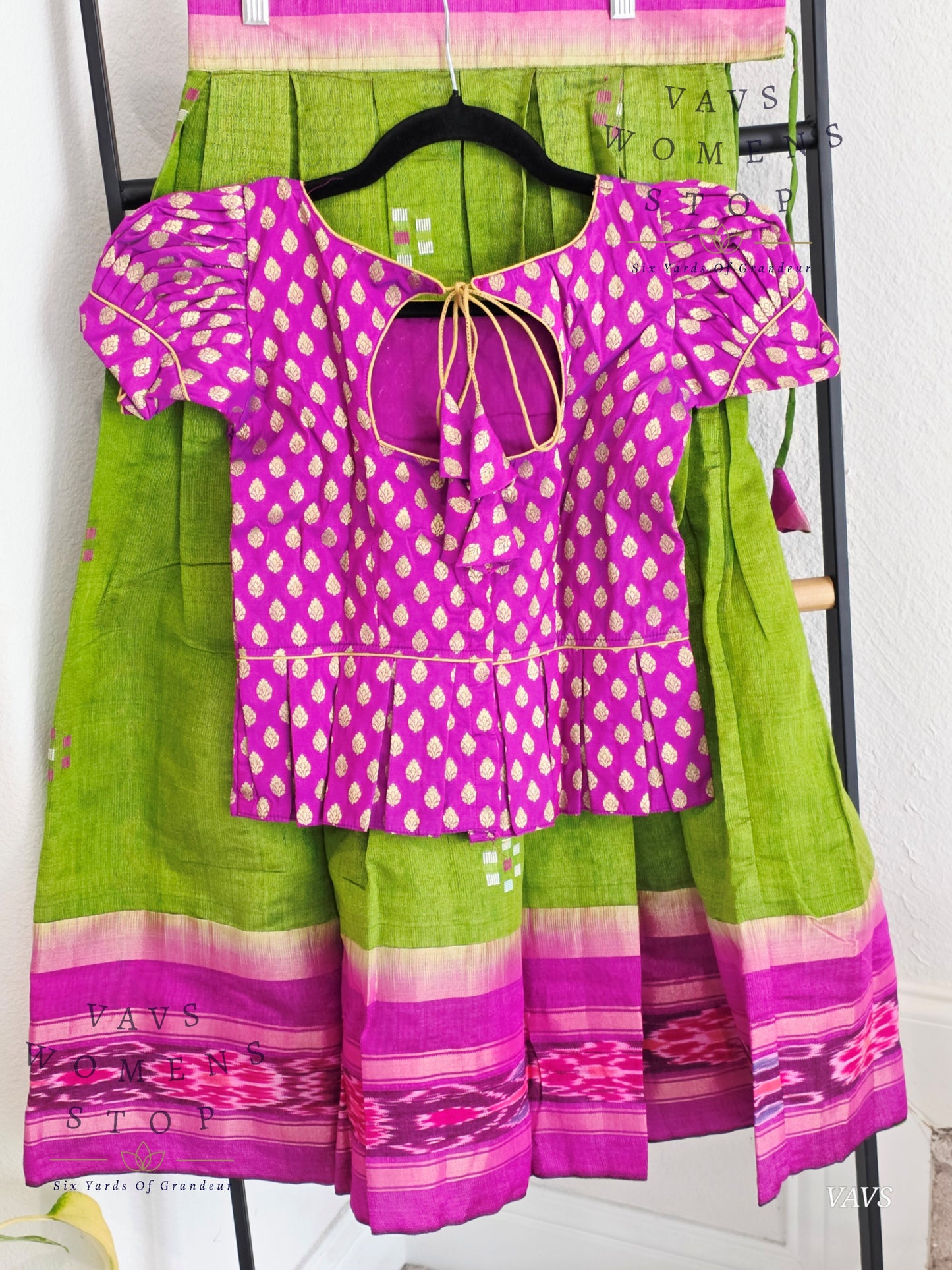 Soft Raw silk Lehenga Blouse
