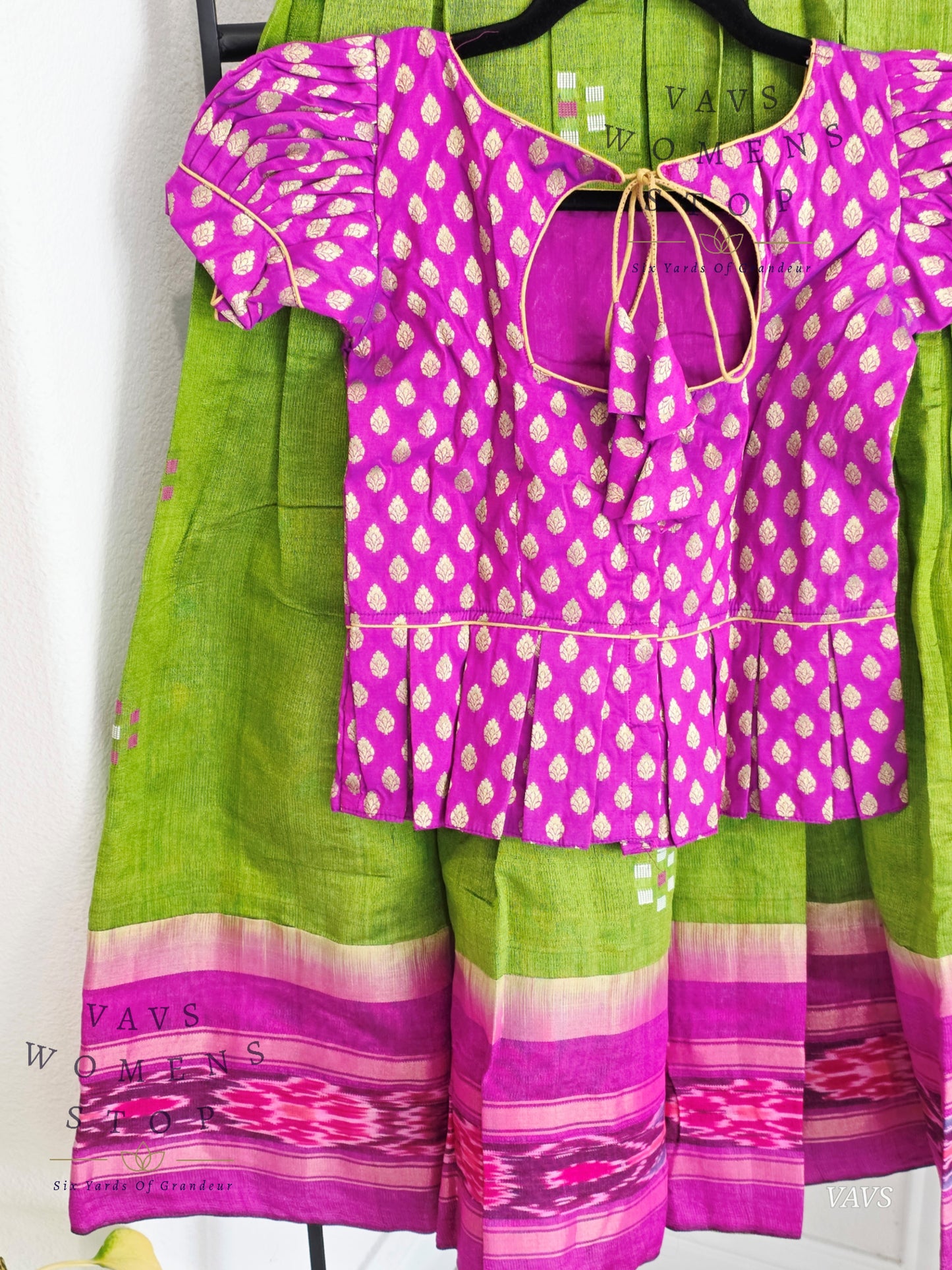 Soft Raw silk Lehenga Blouse