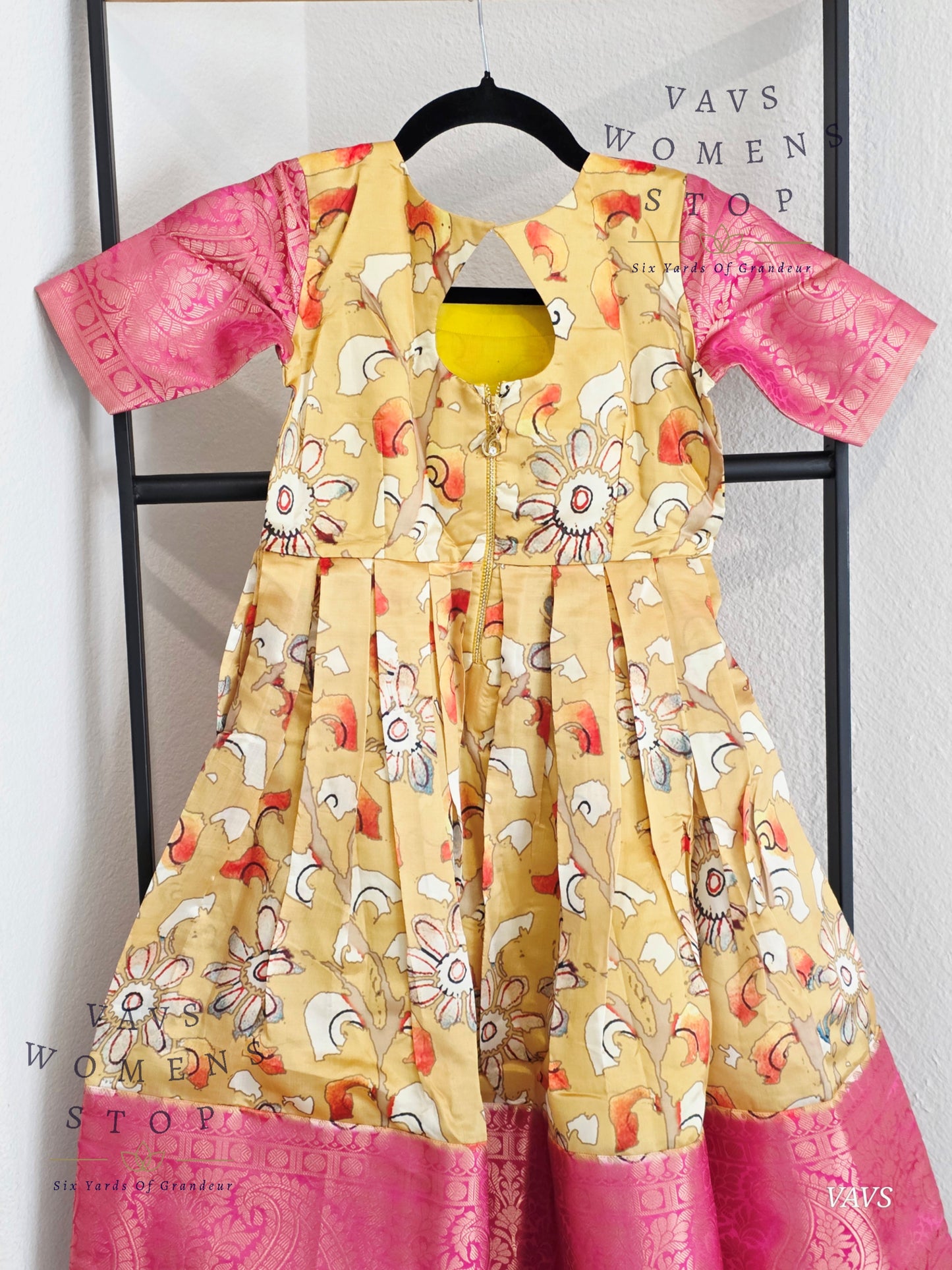 Floral Prints Benarasi Long frock/gown