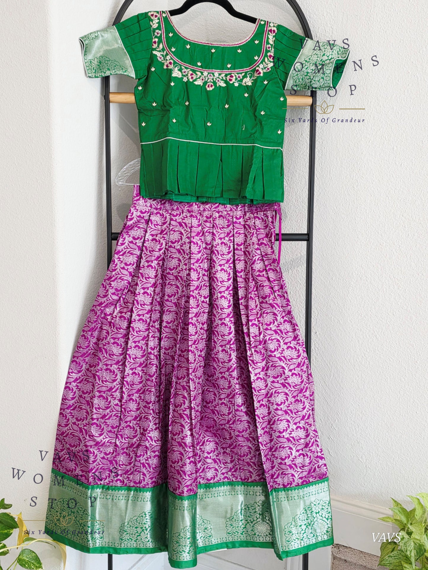 Kanchi Silk Lehenga Blouse