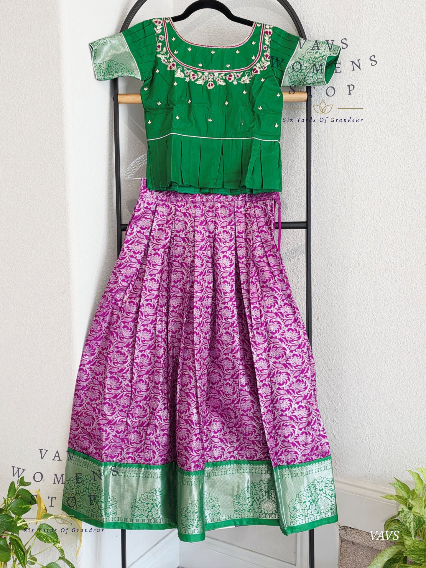 Kanchi Silk Lehenga Blouse