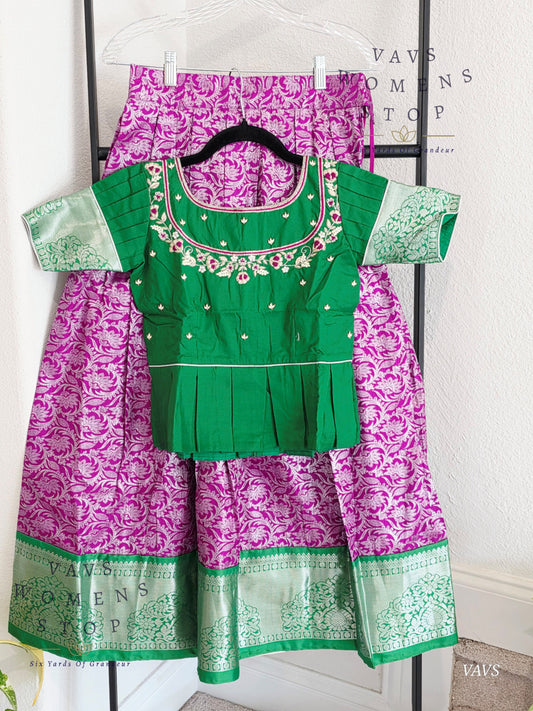 Kanchi Silk Lehenga Blouse