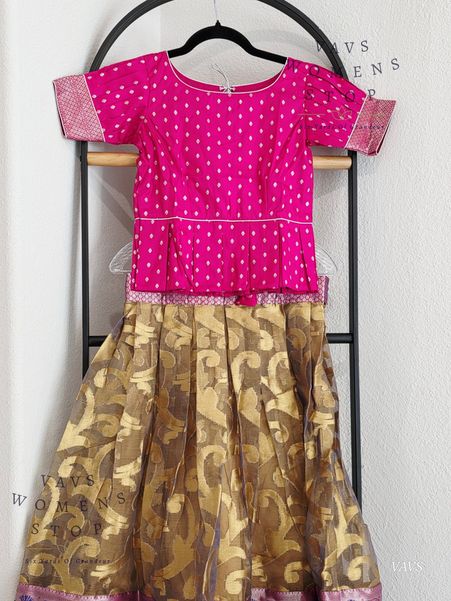 Tissue Organza Silk Lehenga Blouse
