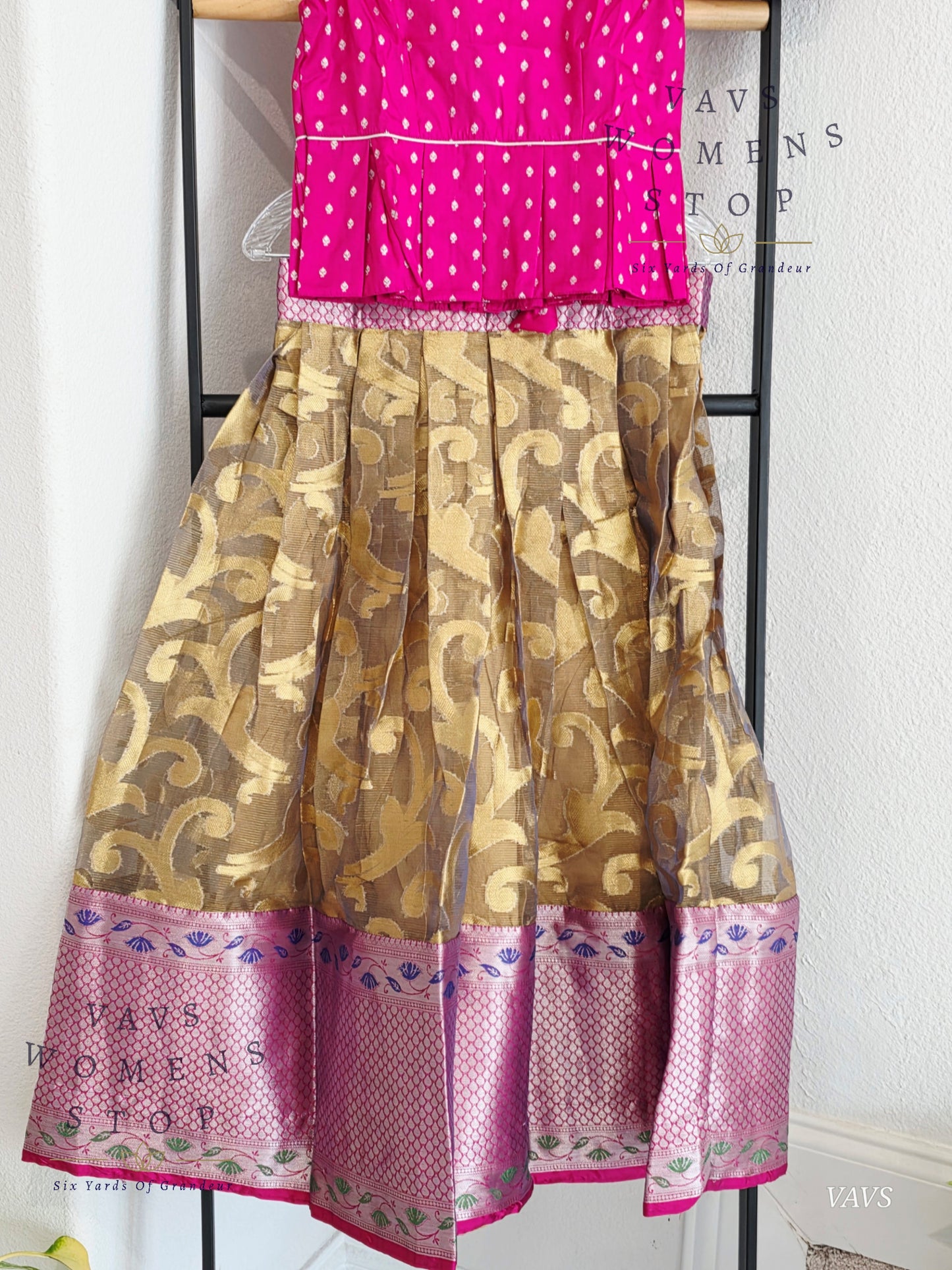 Tissue Organza Silk Lehenga Blouse