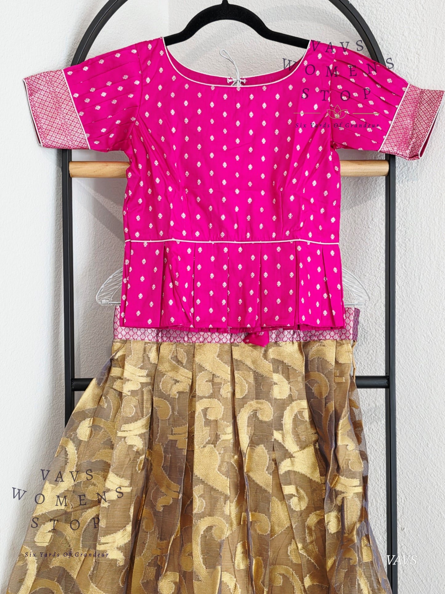 Tissue Organza Silk Lehenga Blouse