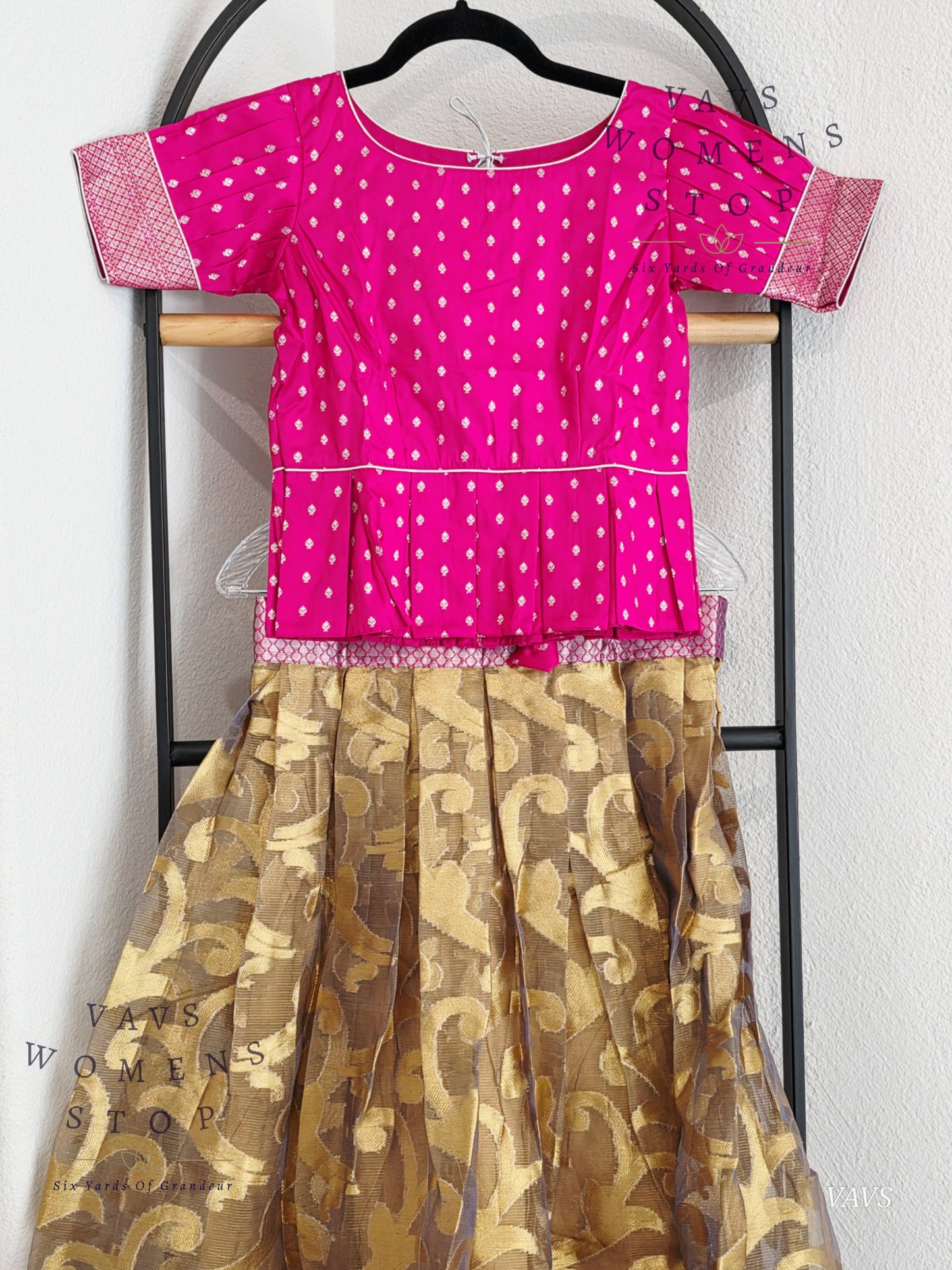 Tissue Organza Silk Lehenga Blouse