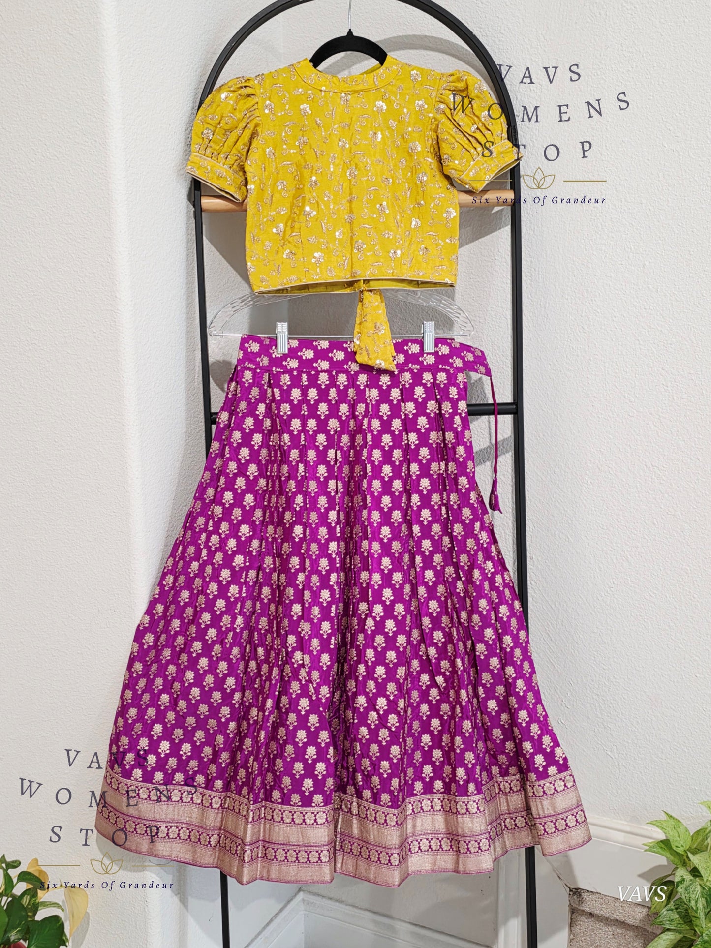 Designer Satin Benarasi Lehenga Blouse
