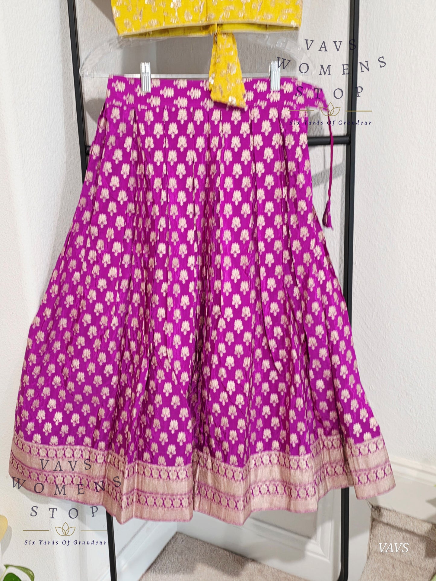 Designer Satin Benarasi Lehenga Blouse