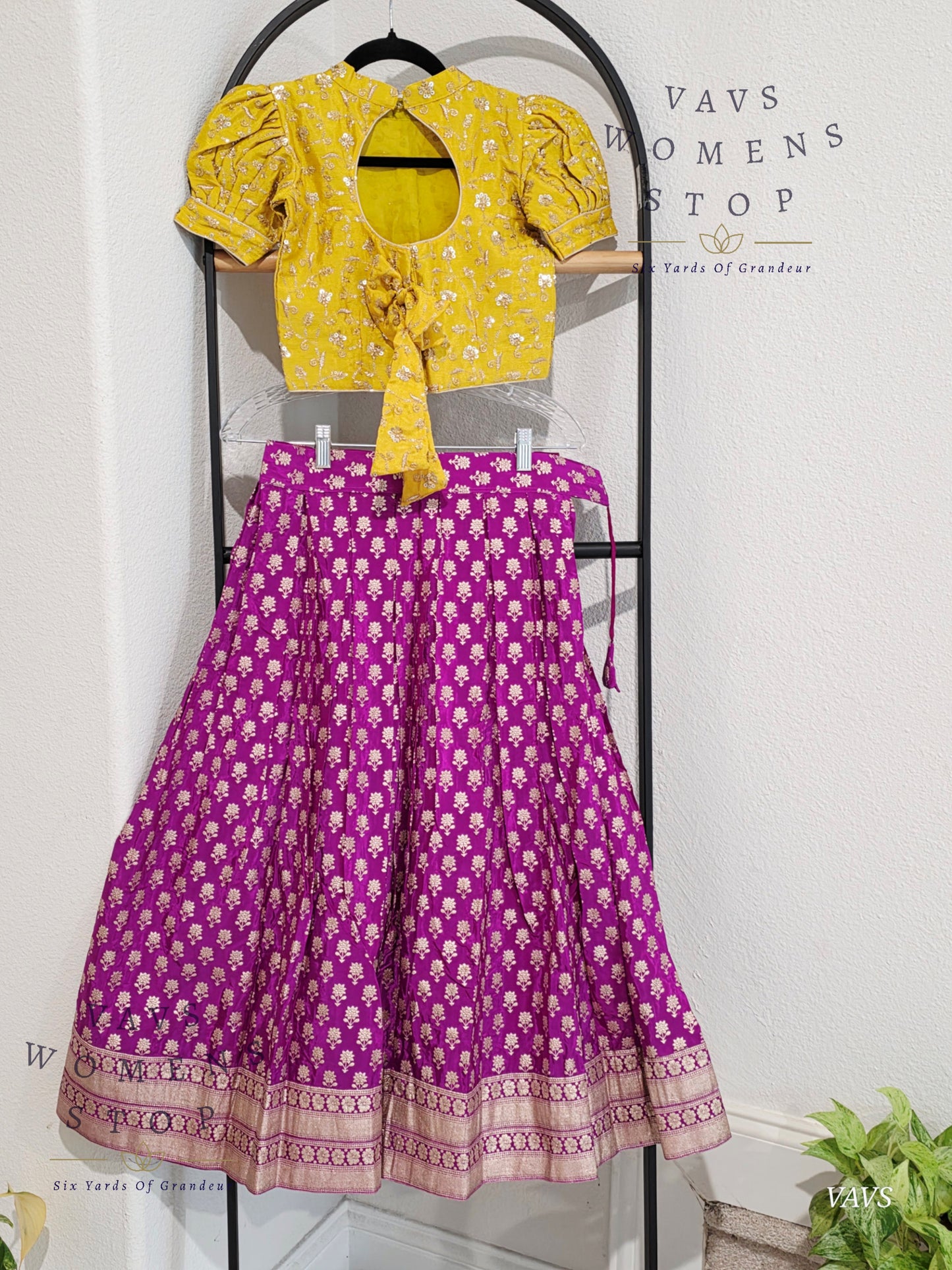 Designer Satin Benarasi Lehenga Blouse