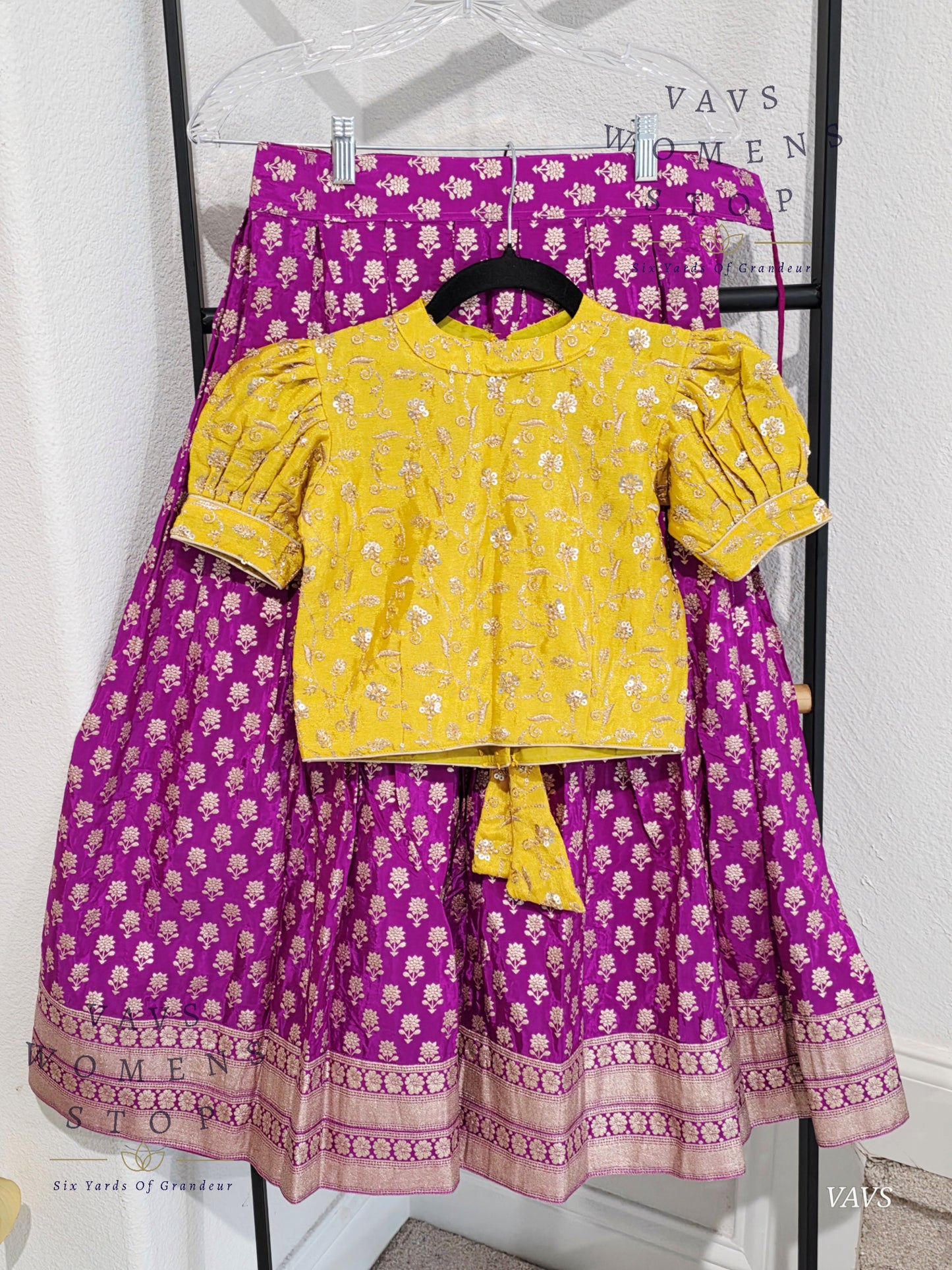 Designer Satin Benarasi Lehenga Blouse