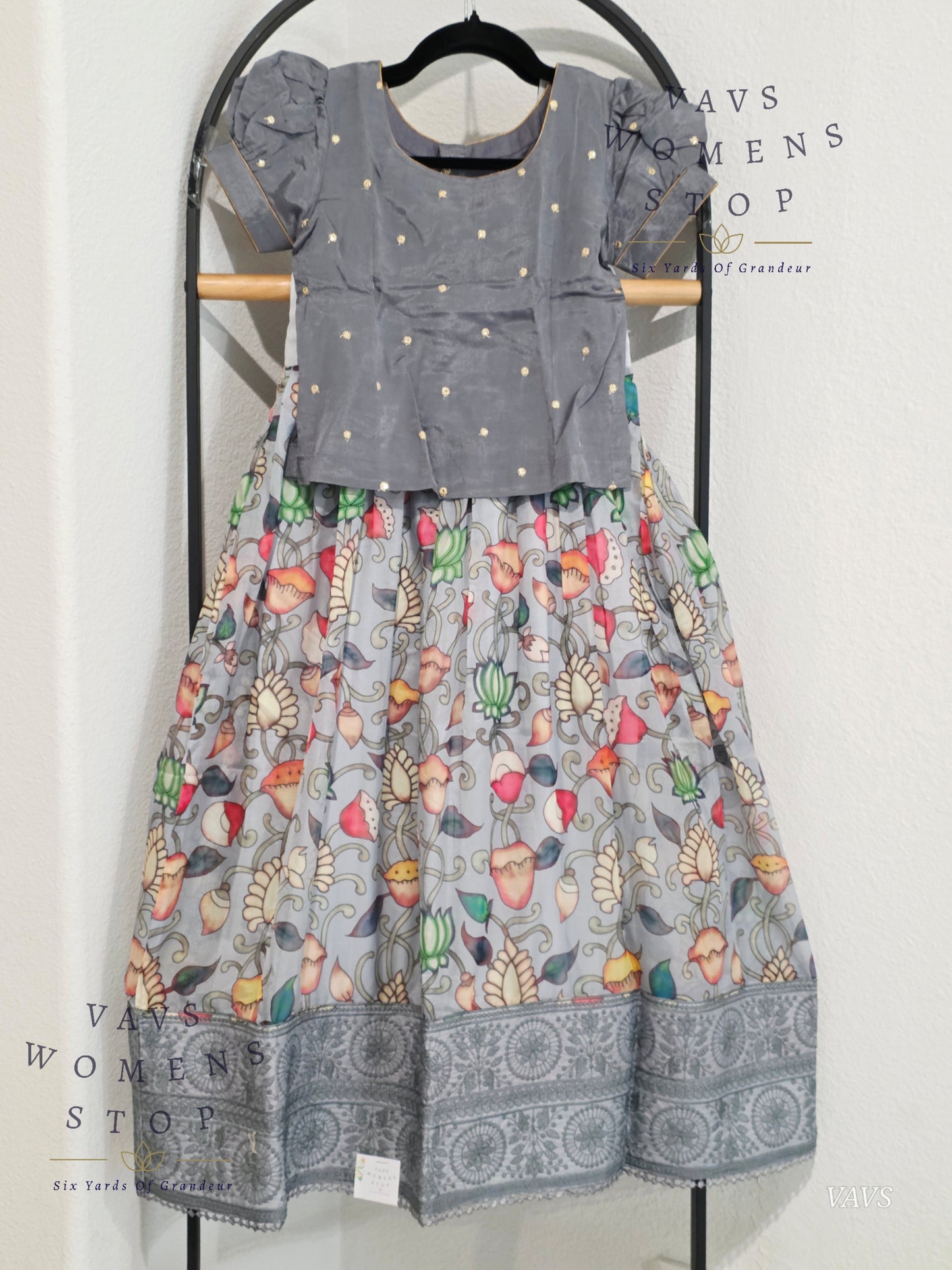 Floral Prints Soft Organza Lehenga Blouse