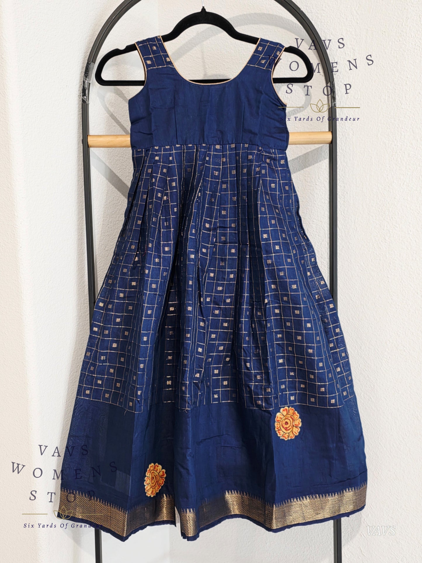 Soft Mangalagiri Cotton Lehenga - Blouse