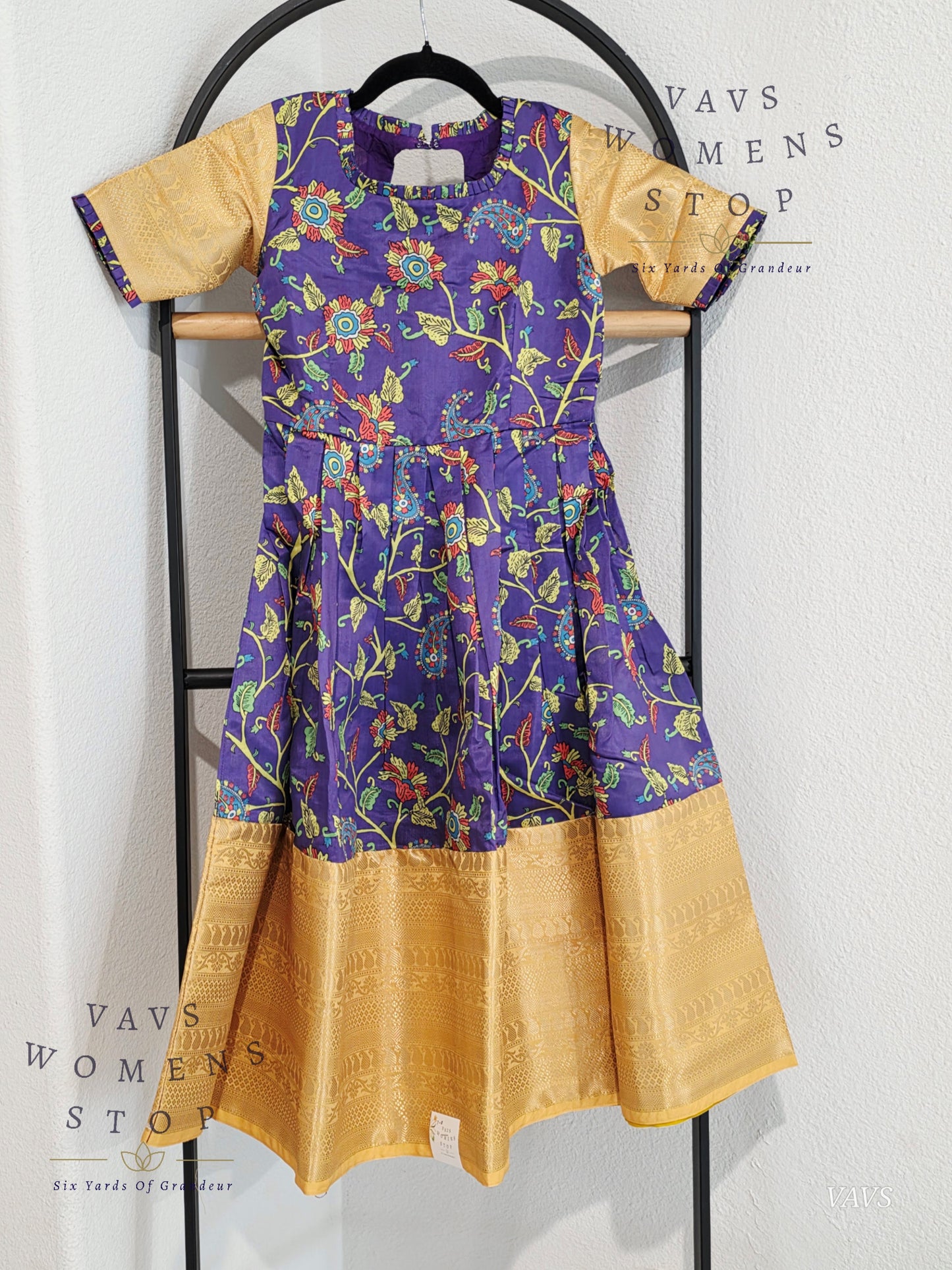Kalamkari Prints Prints Benarasi Long frock/gown