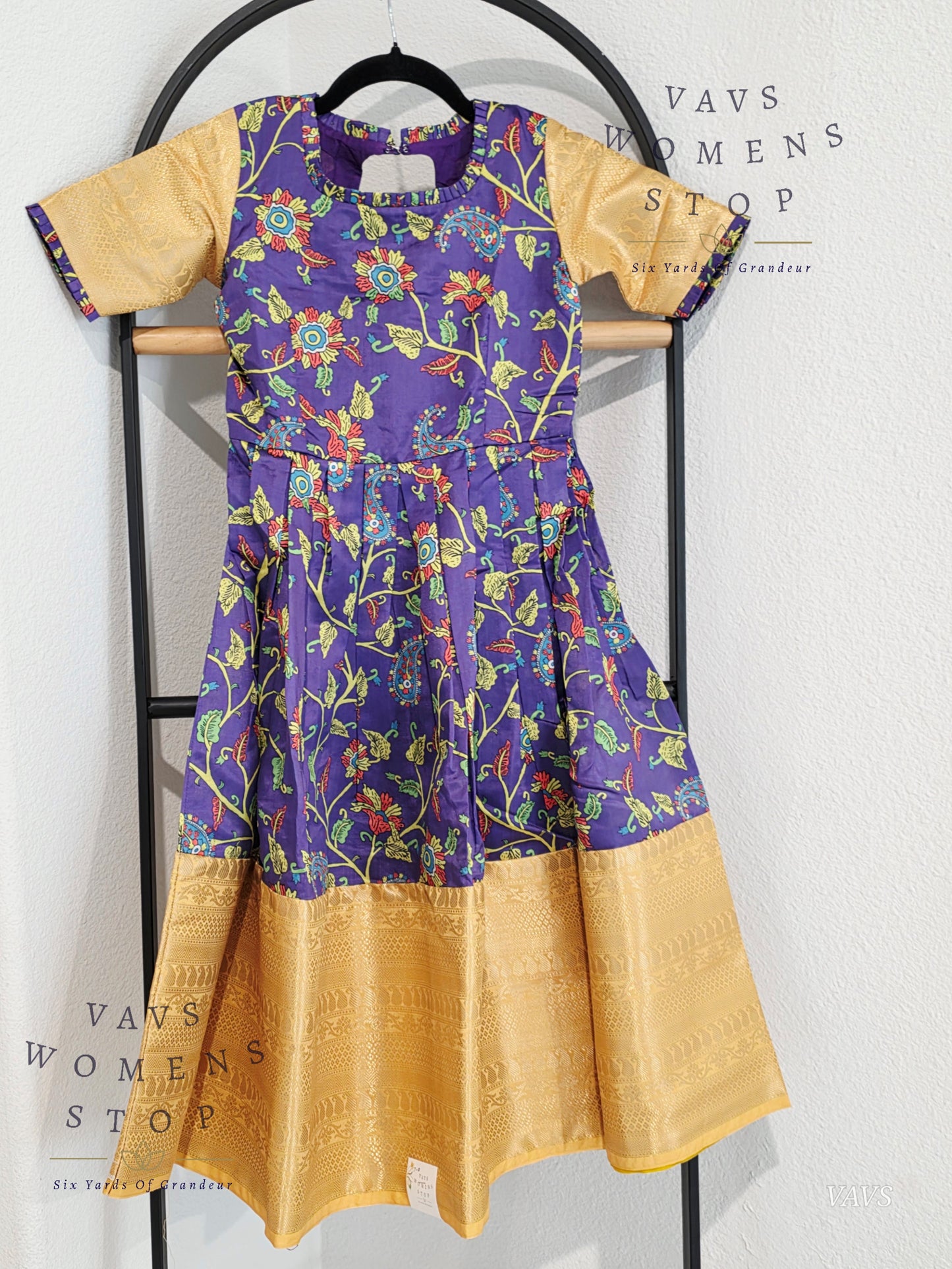Kalamkari Prints Prints Benarasi Long frock/gown