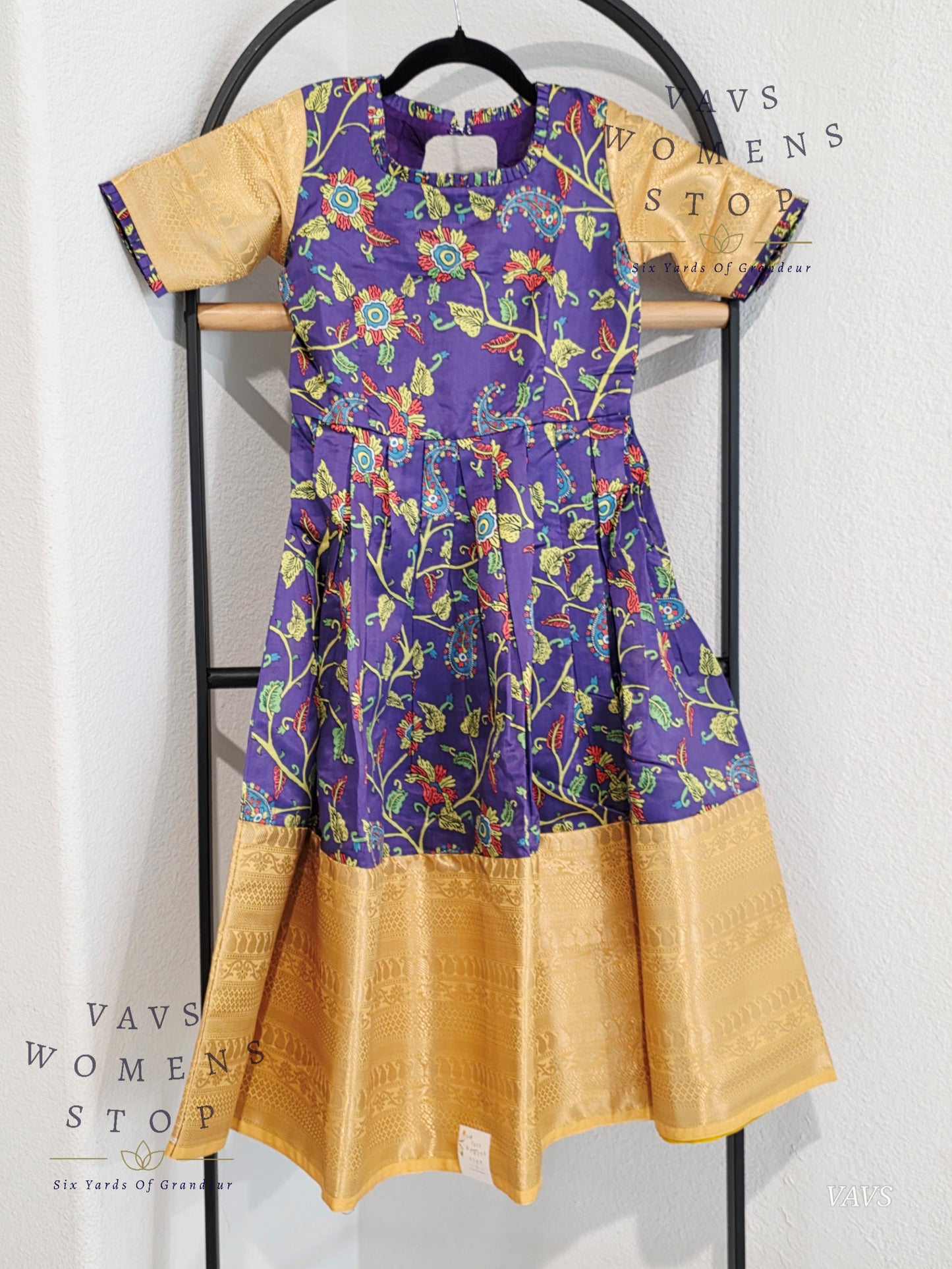 Kalamkari Prints Prints Benarasi Long frock/gown